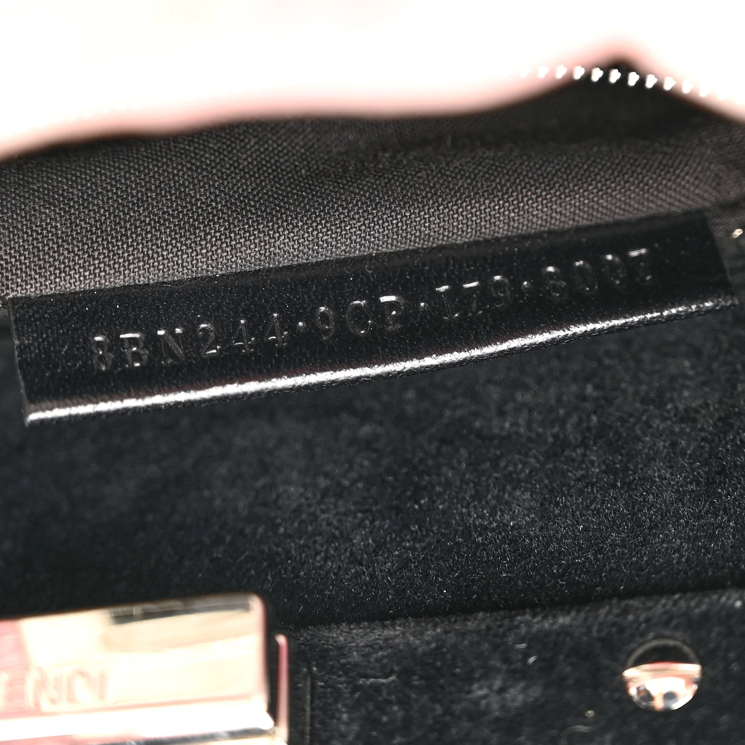 Velvet Embroidered Mini Peekaboo Iconic Satchel Black Multicolor - Image 9