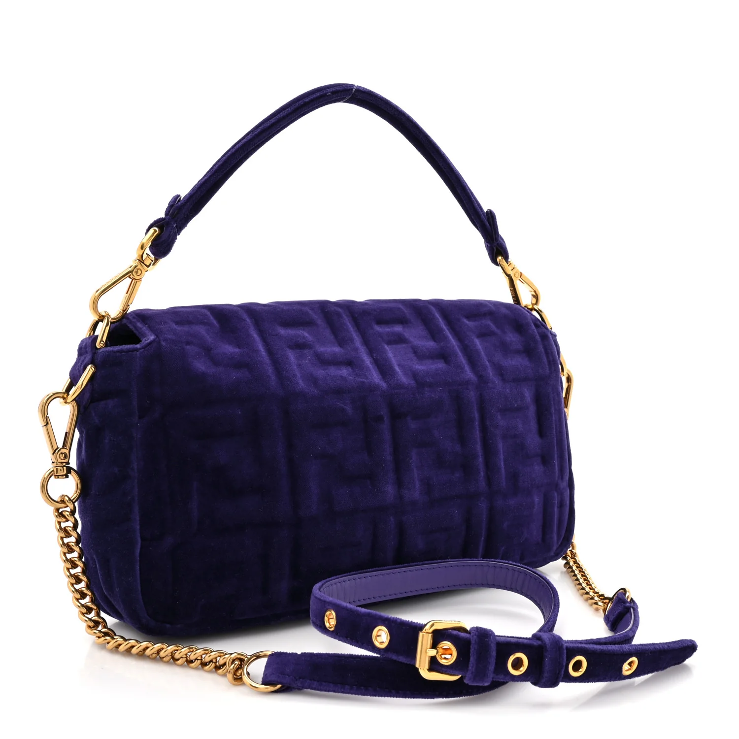 Velvet FF Embossed Baguette Viola Plus - Image 3