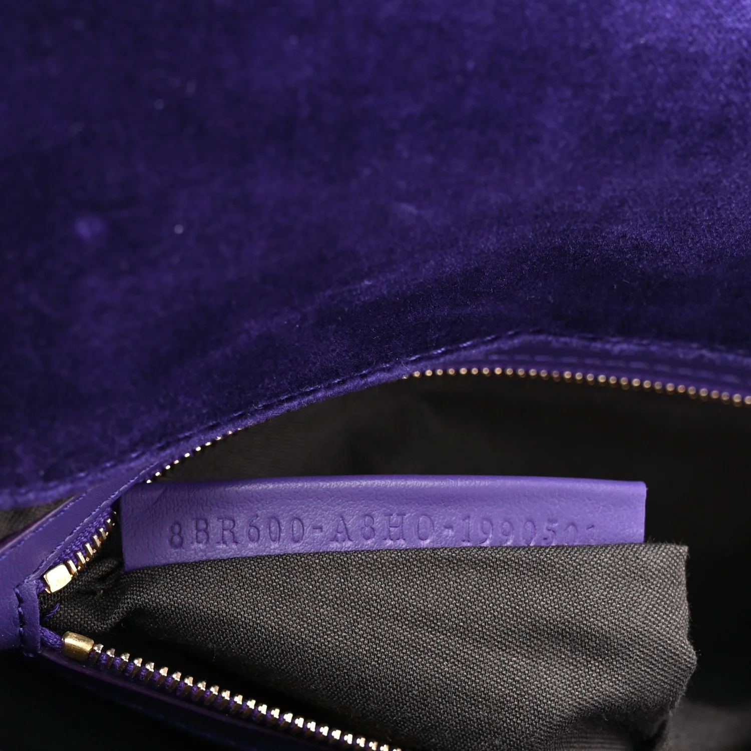 Velvet FF Embossed Baguette Viola Plus - Image 7