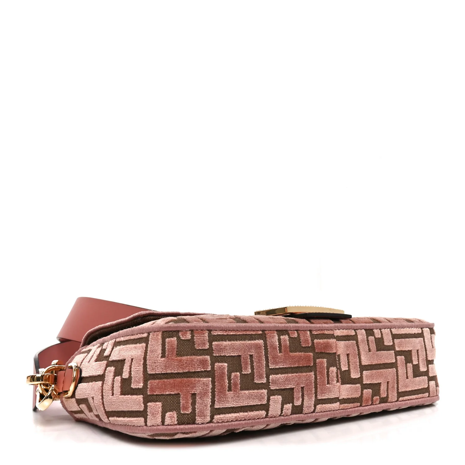 Velvet Jacquard Crystal FF Baguette Macaron - Image 4