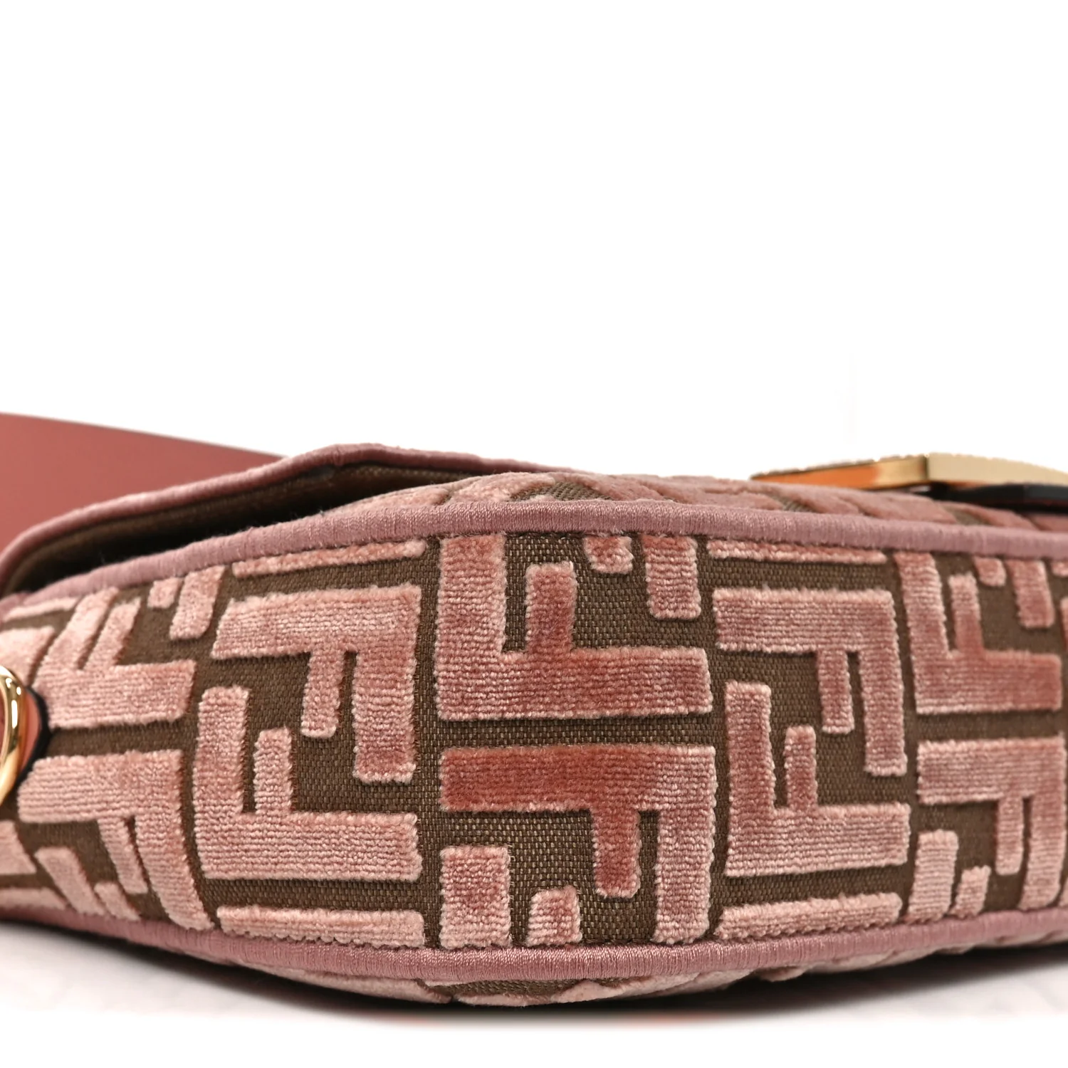 Velvet Jacquard Crystal FF Baguette Macaron - Image 9
