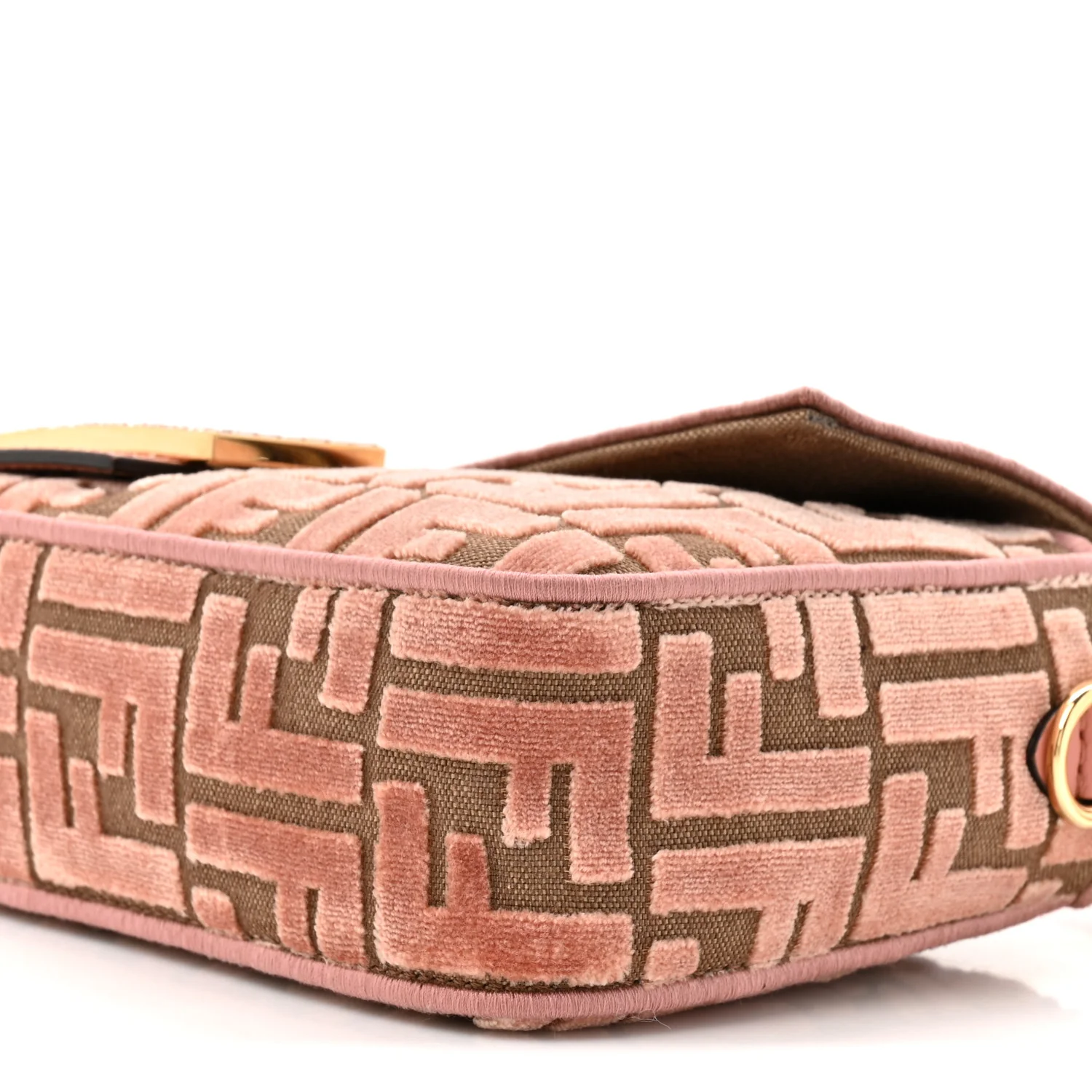 Velvet Jacquard Crystal FF Baguette Macaron - Image 10