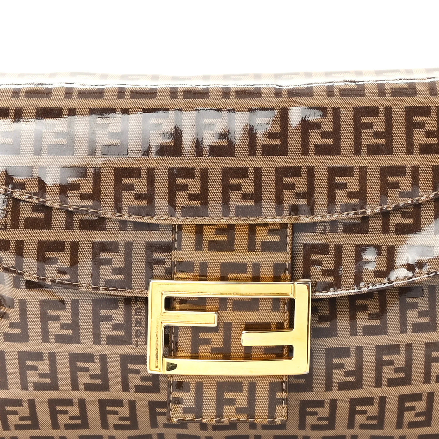 Vinyl Zucchino Baguette Double Flap Tobacco - Image 7