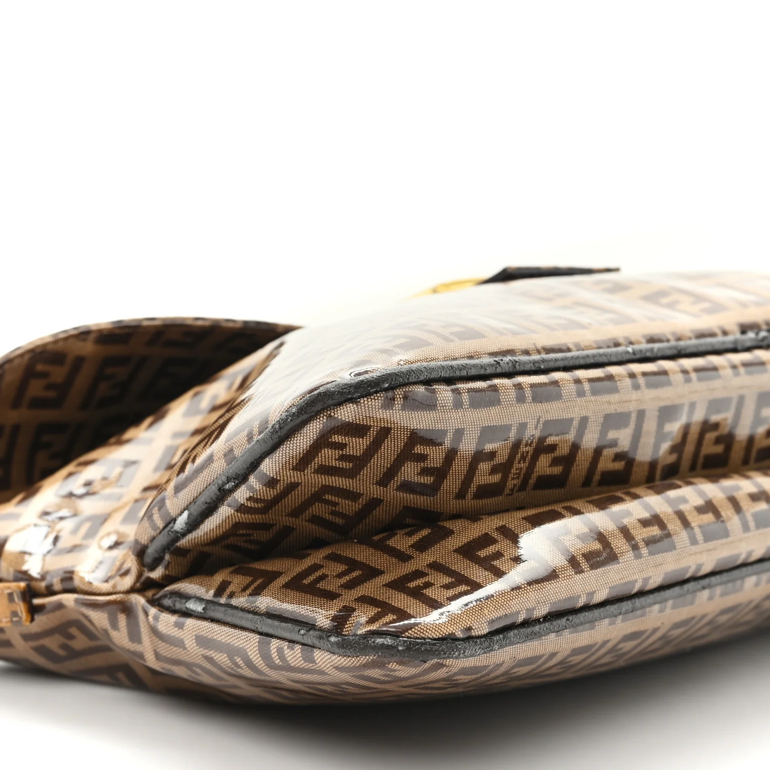 Vinyl Zucchino Baguette Double Flap Tobacco - Image 8