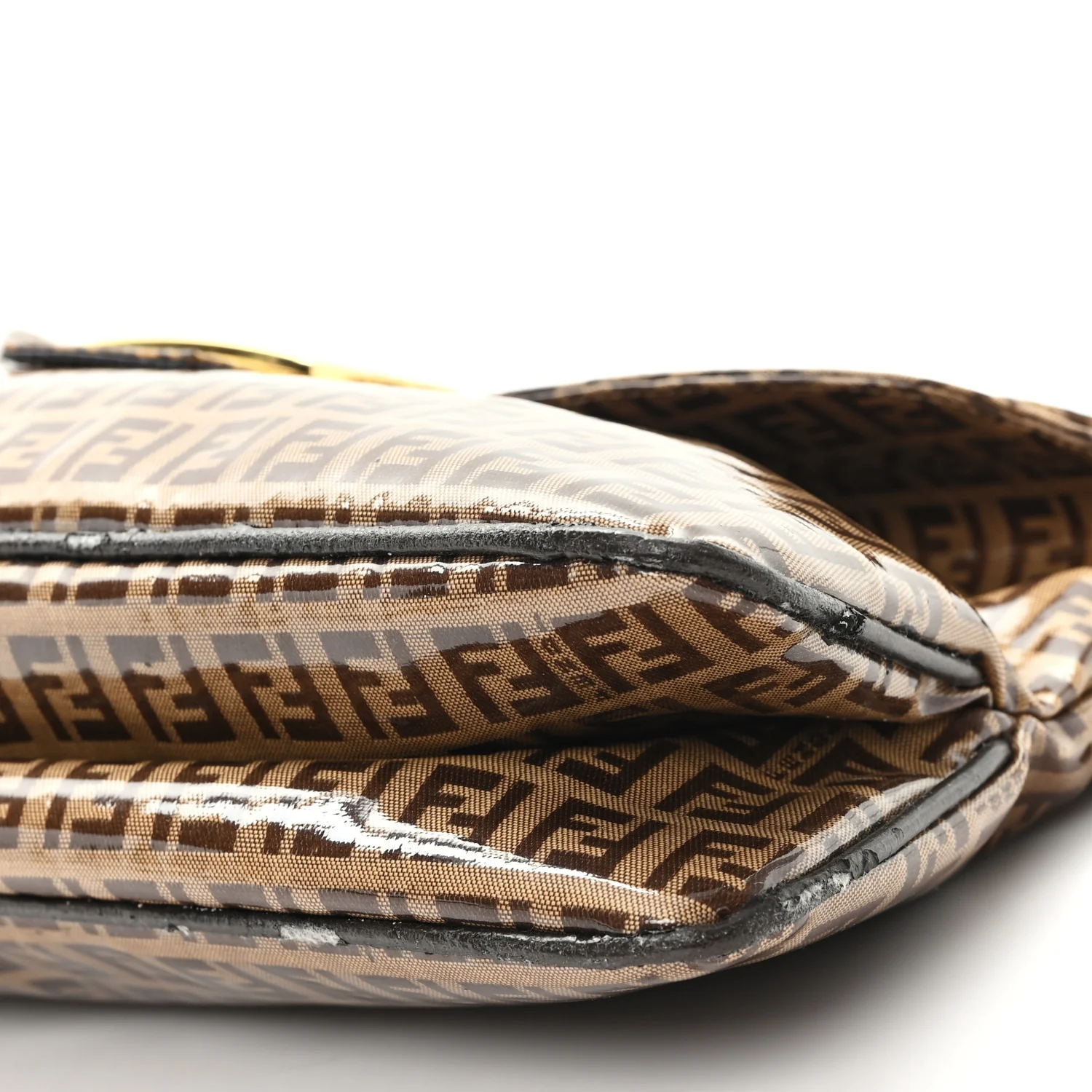 Vinyl Zucchino Baguette Double Flap Tobacco - Image 9