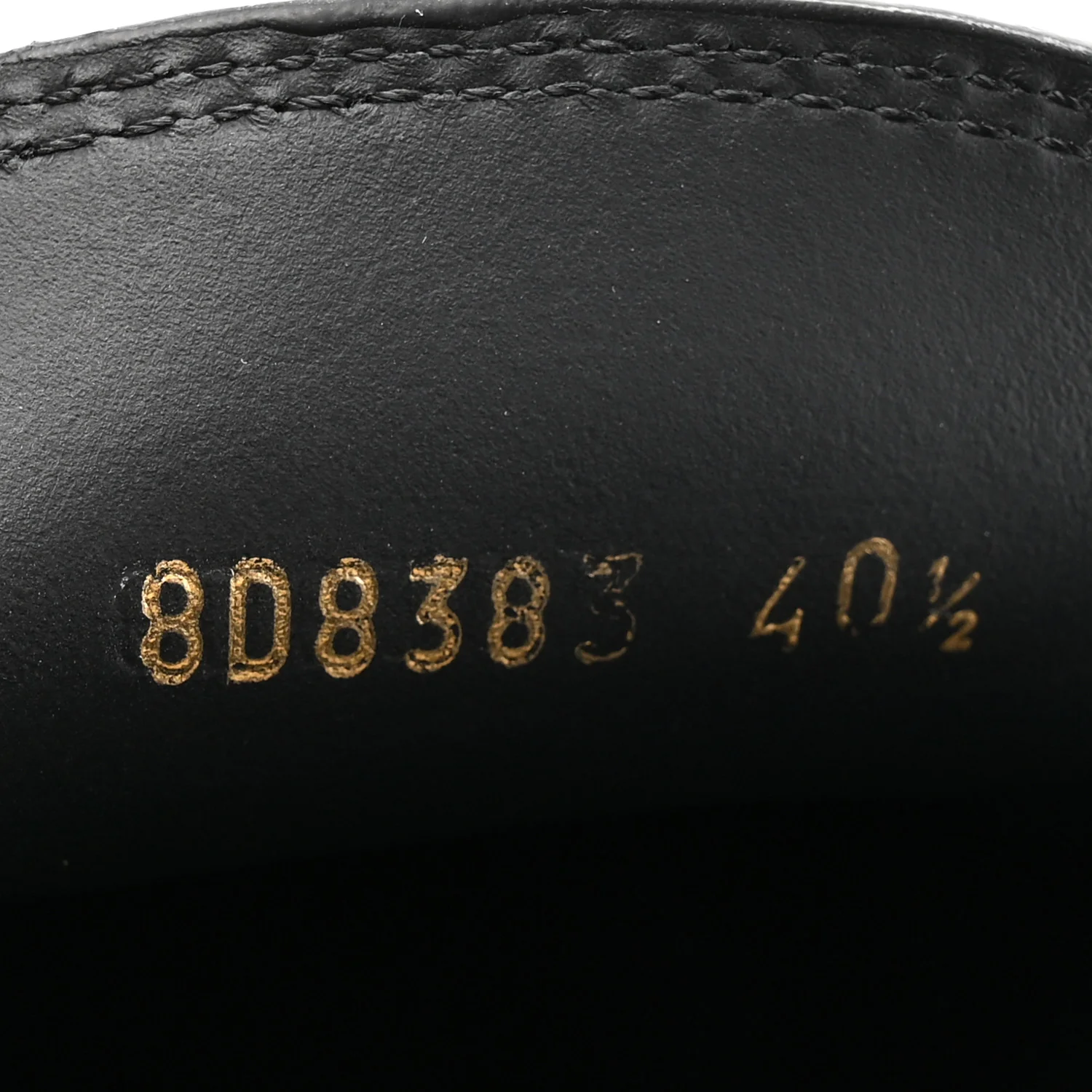Vitello Abrasivato Fendigraphy 50mm Loafers 40.5 Black - Image 8