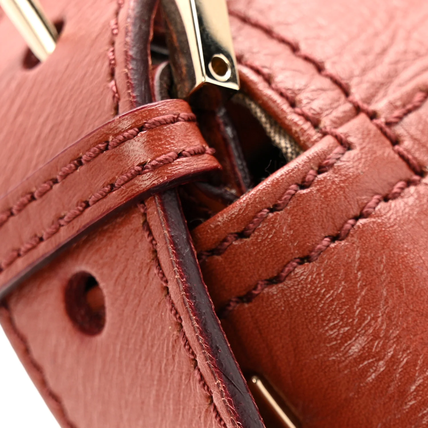 Vitello Acqua Large Convertible Baguette Bag Pompei - Image 13