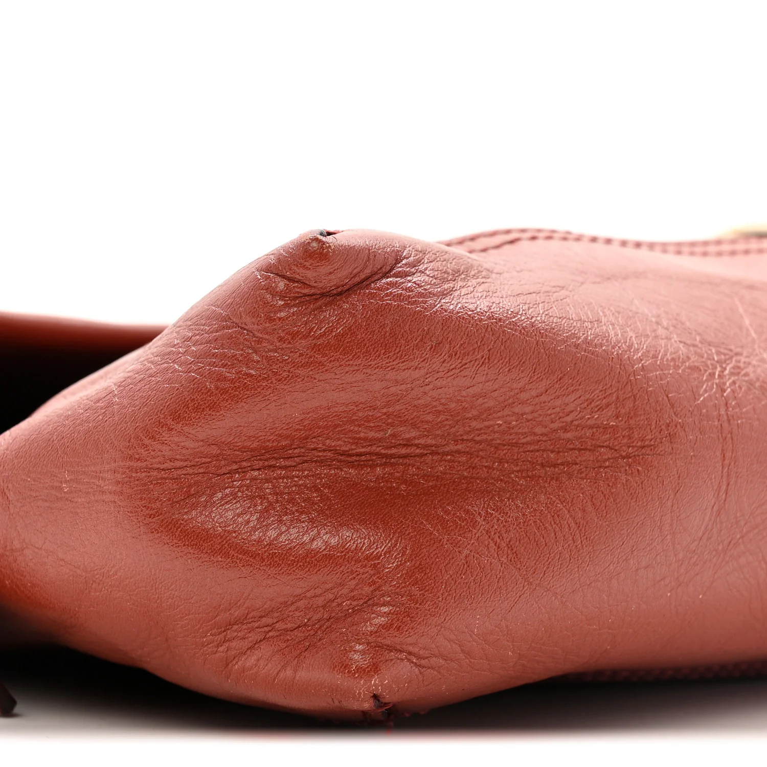 Vitello Acqua Large Convertible Baguette Bag Pompei - Image 9