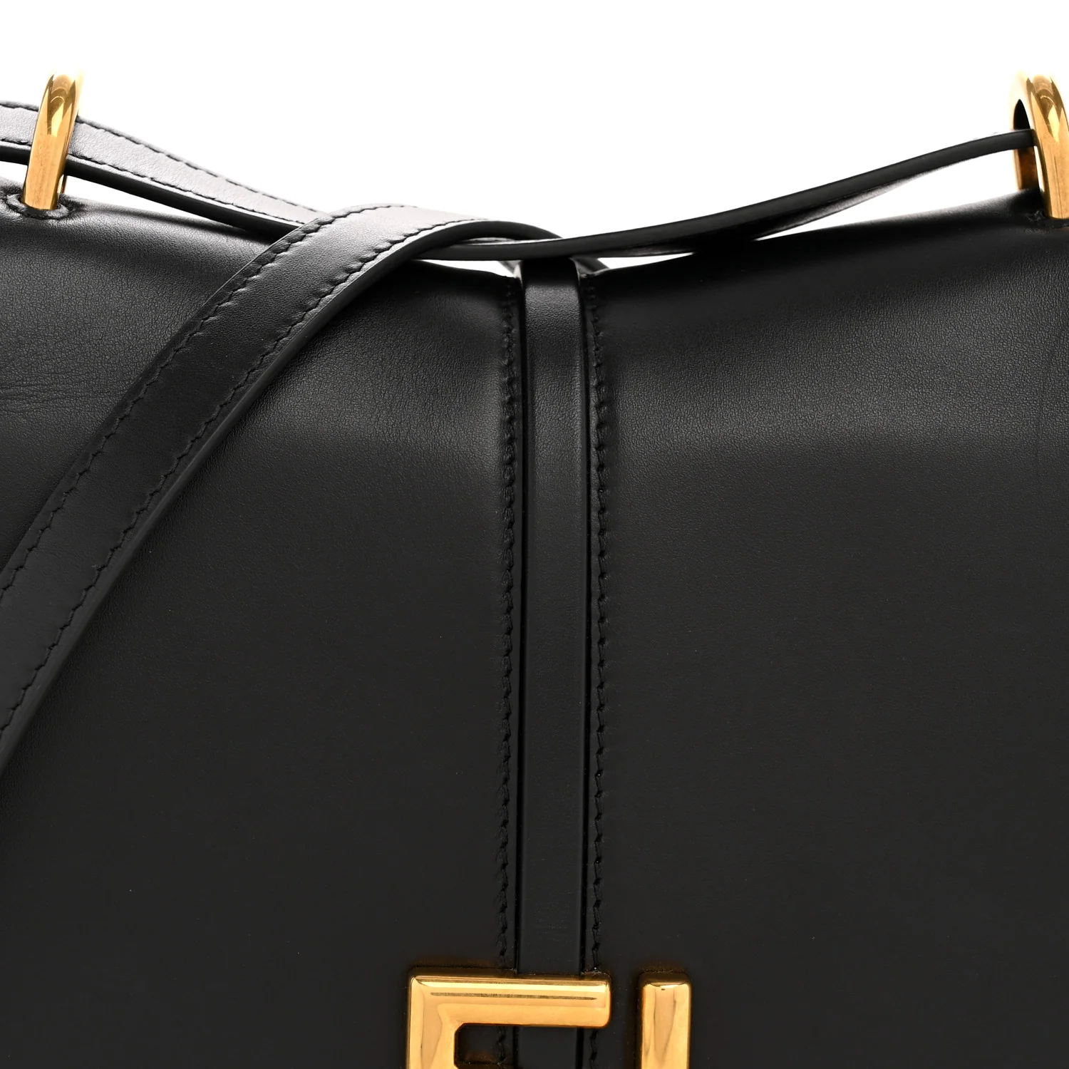 Vitello Brenta Cher Medium Fendi C'mon Black - Image 9