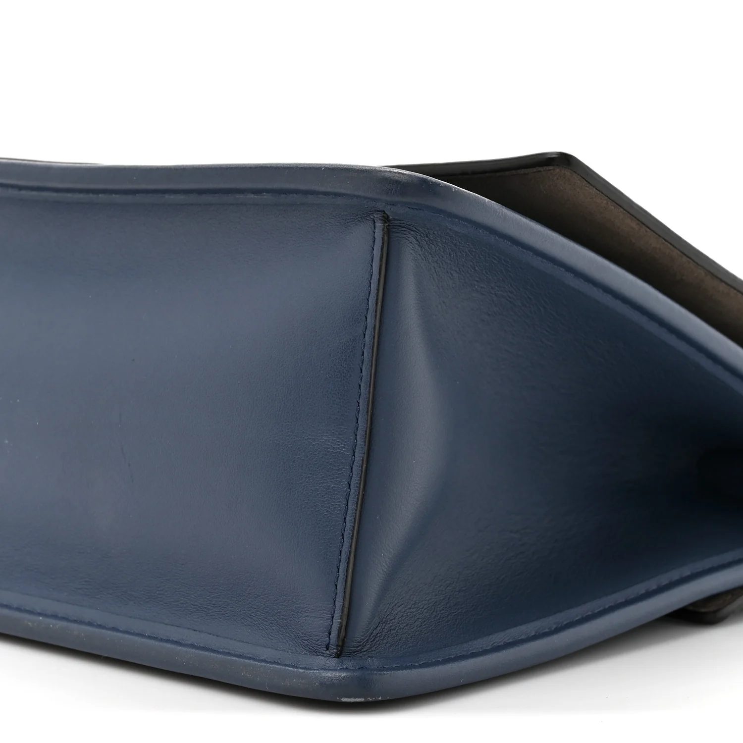Vitello Century Opaco F is Fendi Kan I Shoulder Bag Blu Scuro - Image 9
