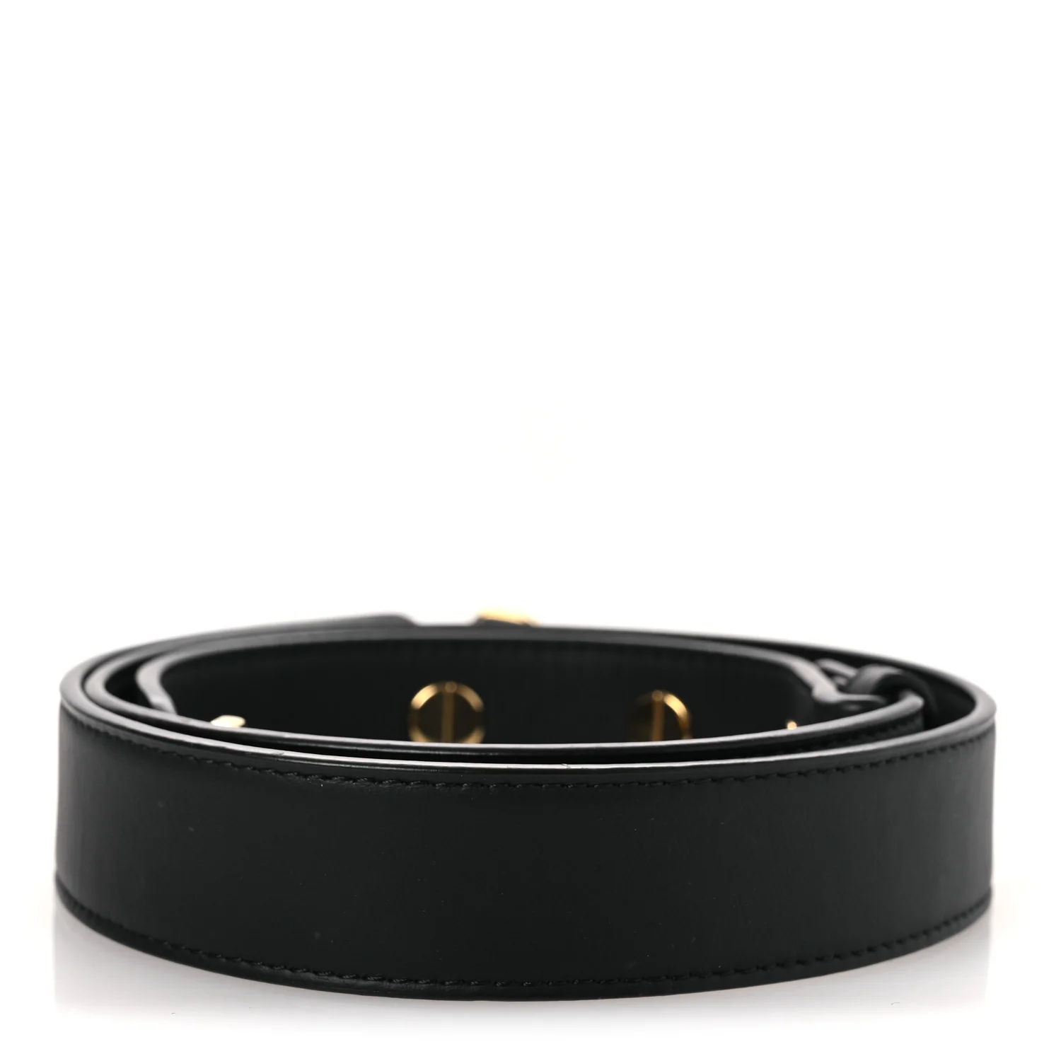 Vitello Century Opaco Flat Studded Strap You Black - Image 2