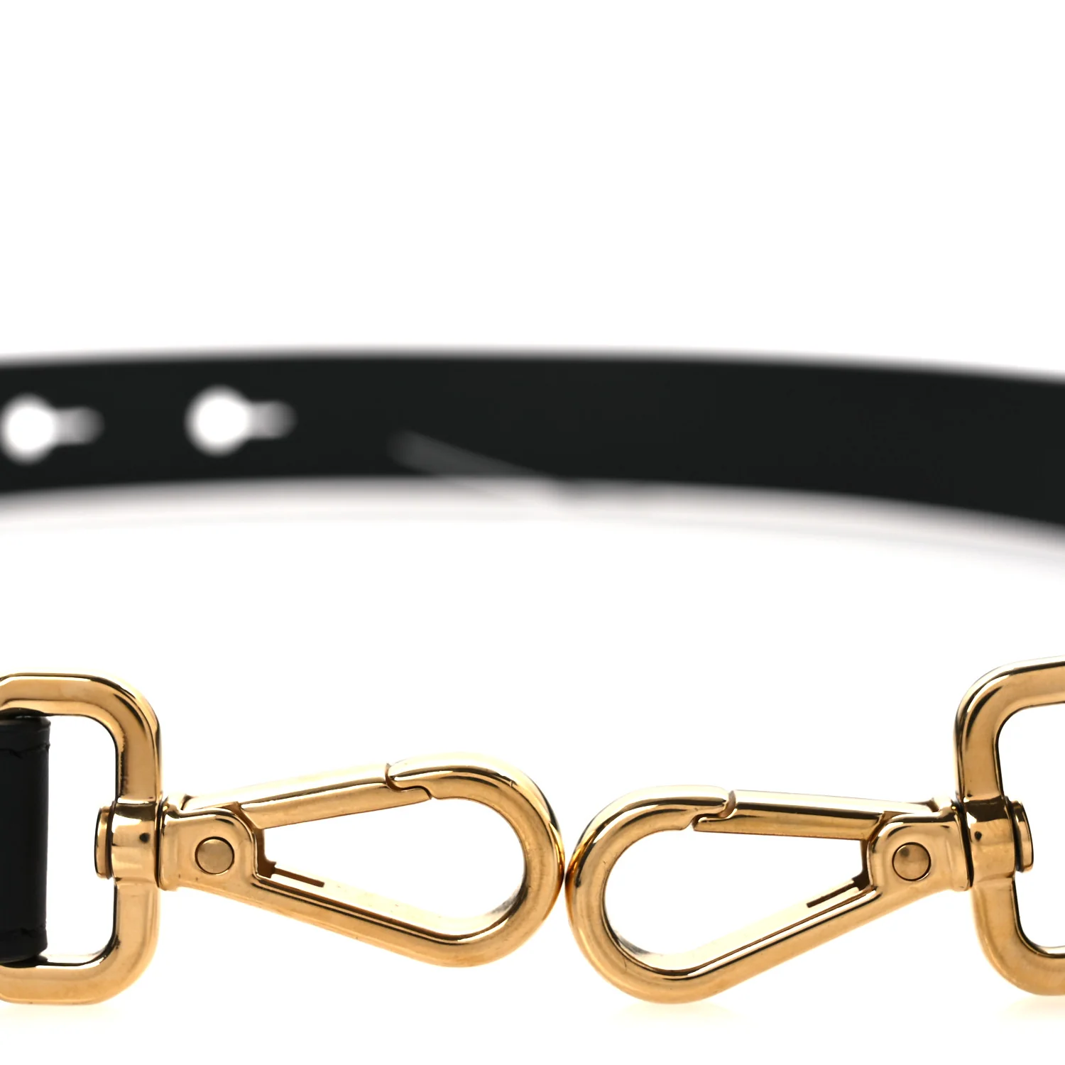 Vitello Century Opaco Flat Studded Strap You Black - Image 5