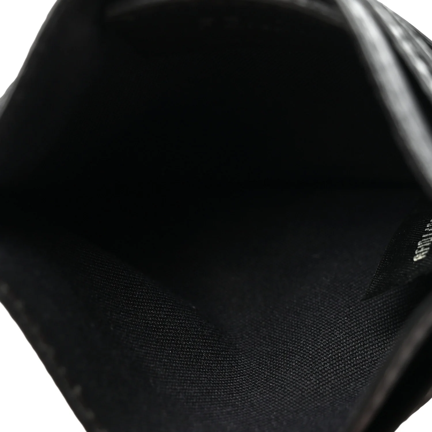 Vitello Cruise Bi-Color FF 1974 Embossed Card Holder Maya Black - Image 5