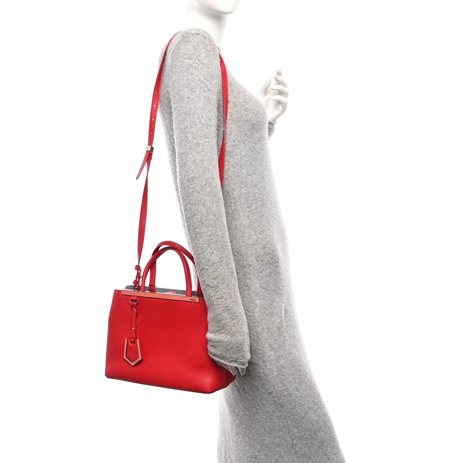 Vitello Dolce Century Petite 2Jours Tote Fiamma Ardesia - Image 2