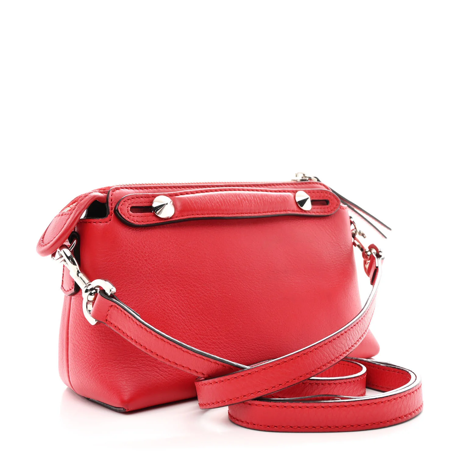 Vitello Dolce Studded Mini By The Way Boston Bag Fragola - Image 3