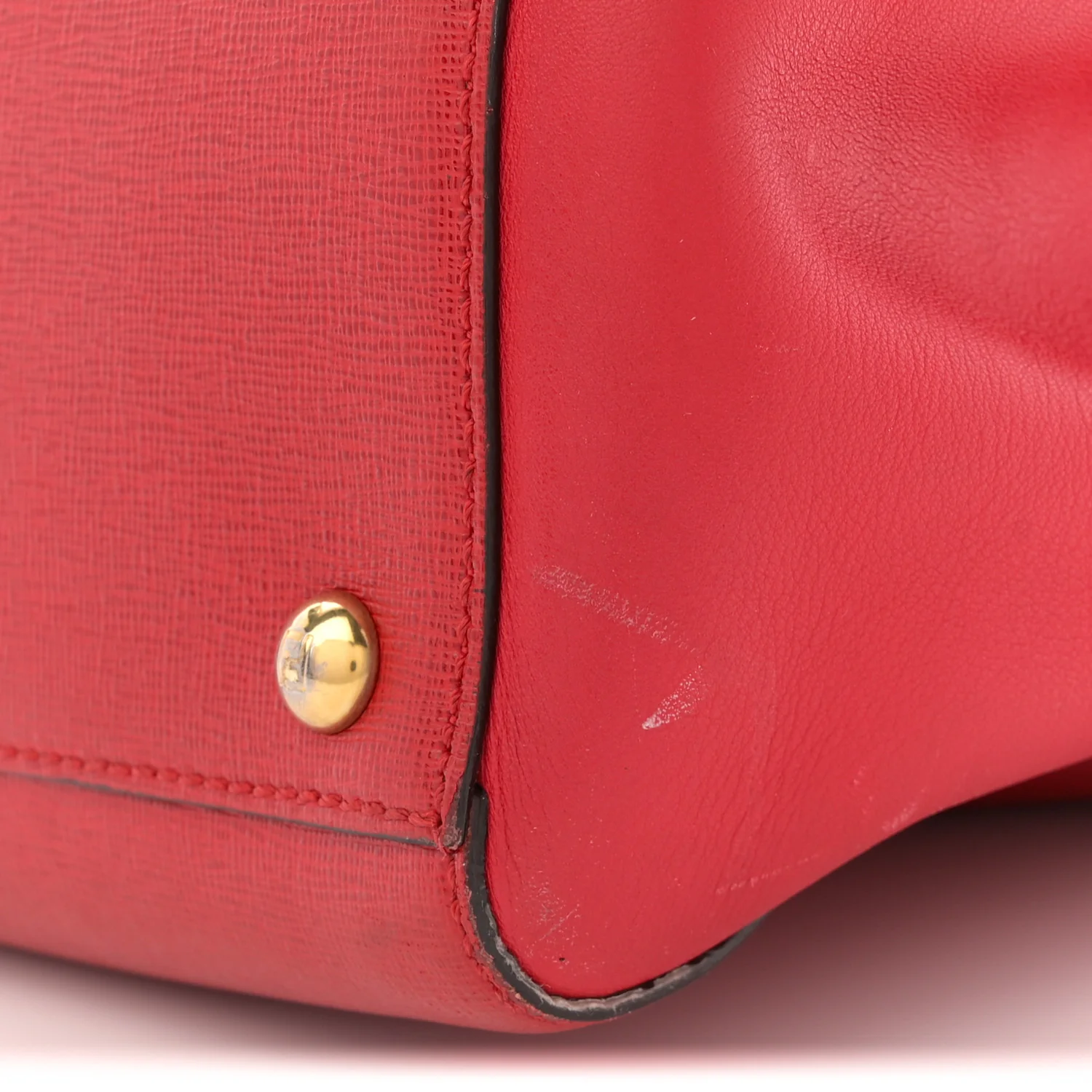 Vitello Elite Flamingo Regular 2Jours Tote Rosso Fiamma - Image 15