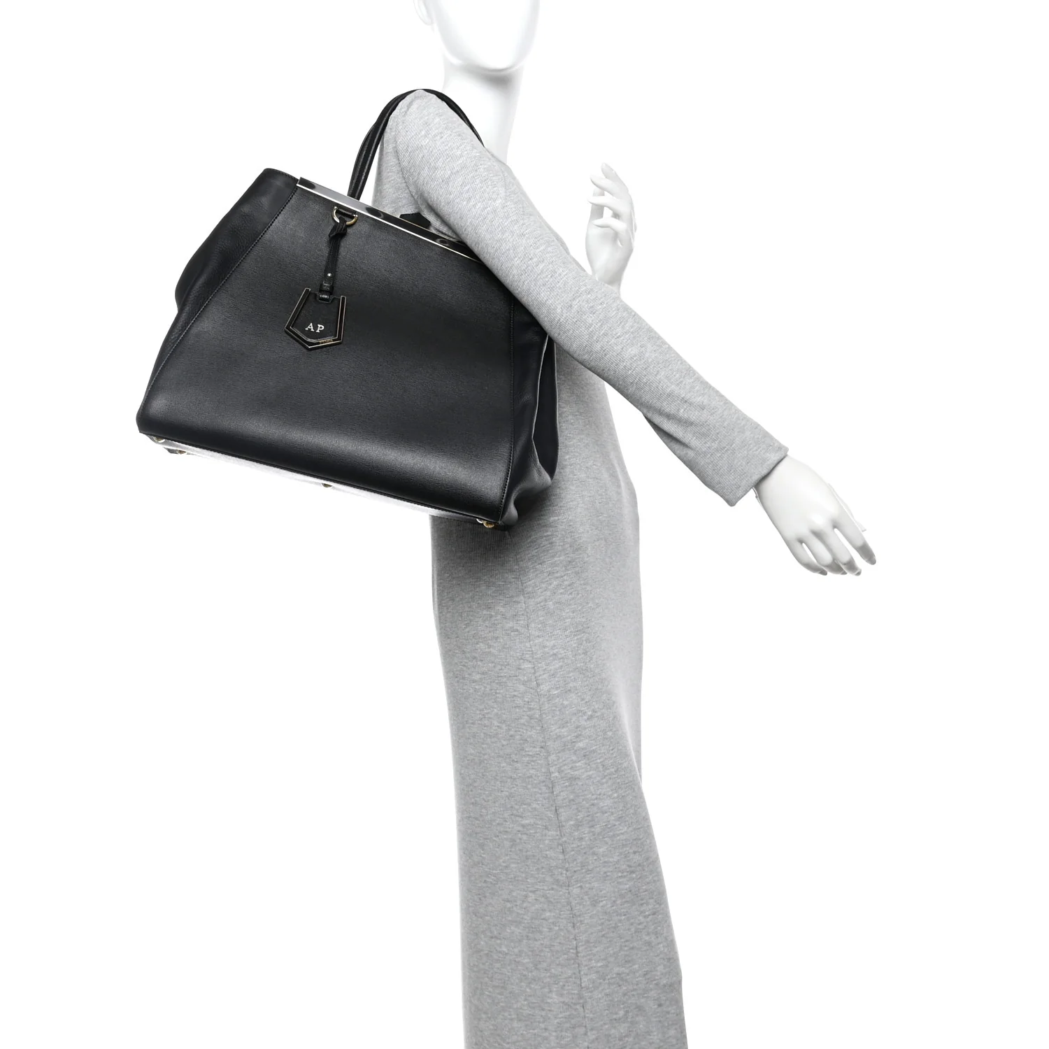 Vitello Elite Large 2Jours Tote Black - Image 3