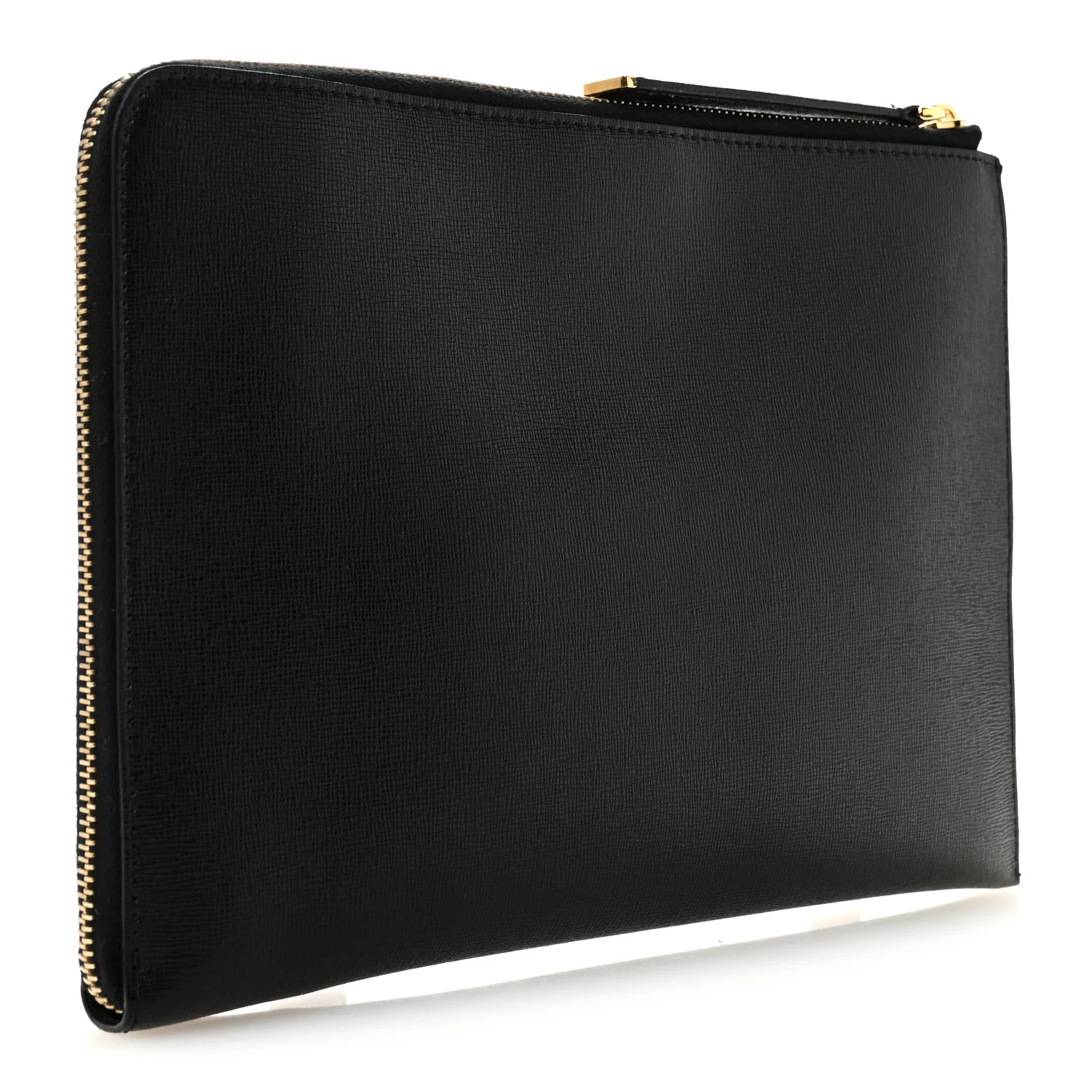 Vitello Elite Monster Eyes Studded Zip Around Pouch Black - Image 3
