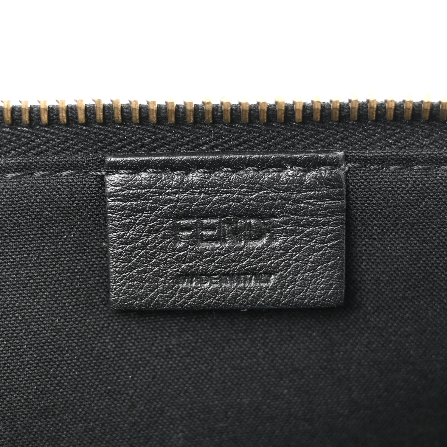 Vitello Elite Monster Eyes Studded Zip Around Pouch Black - Image 6