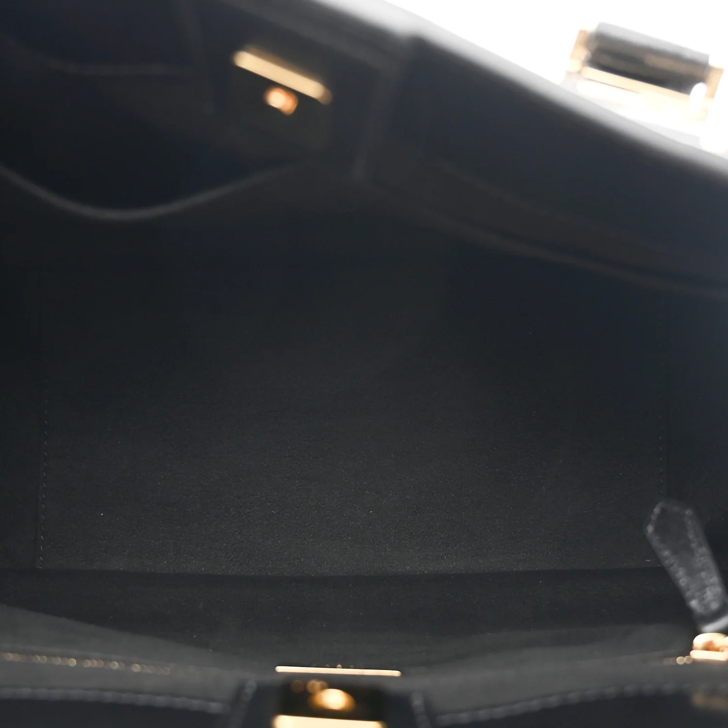 Vitello Glacier Small FF Tote Black - Image 5