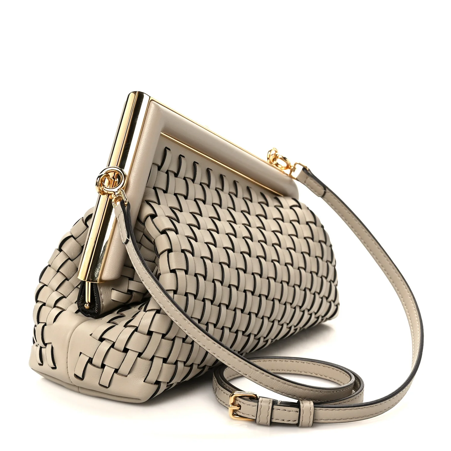 Vitello Grace Intreccio Small Fendi First Nuvola - Image 3