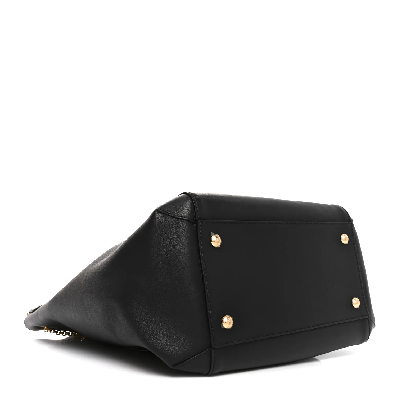 Vitello Grace King Karligraphy Chain Bucket Bag Black Bisquit - Image 4