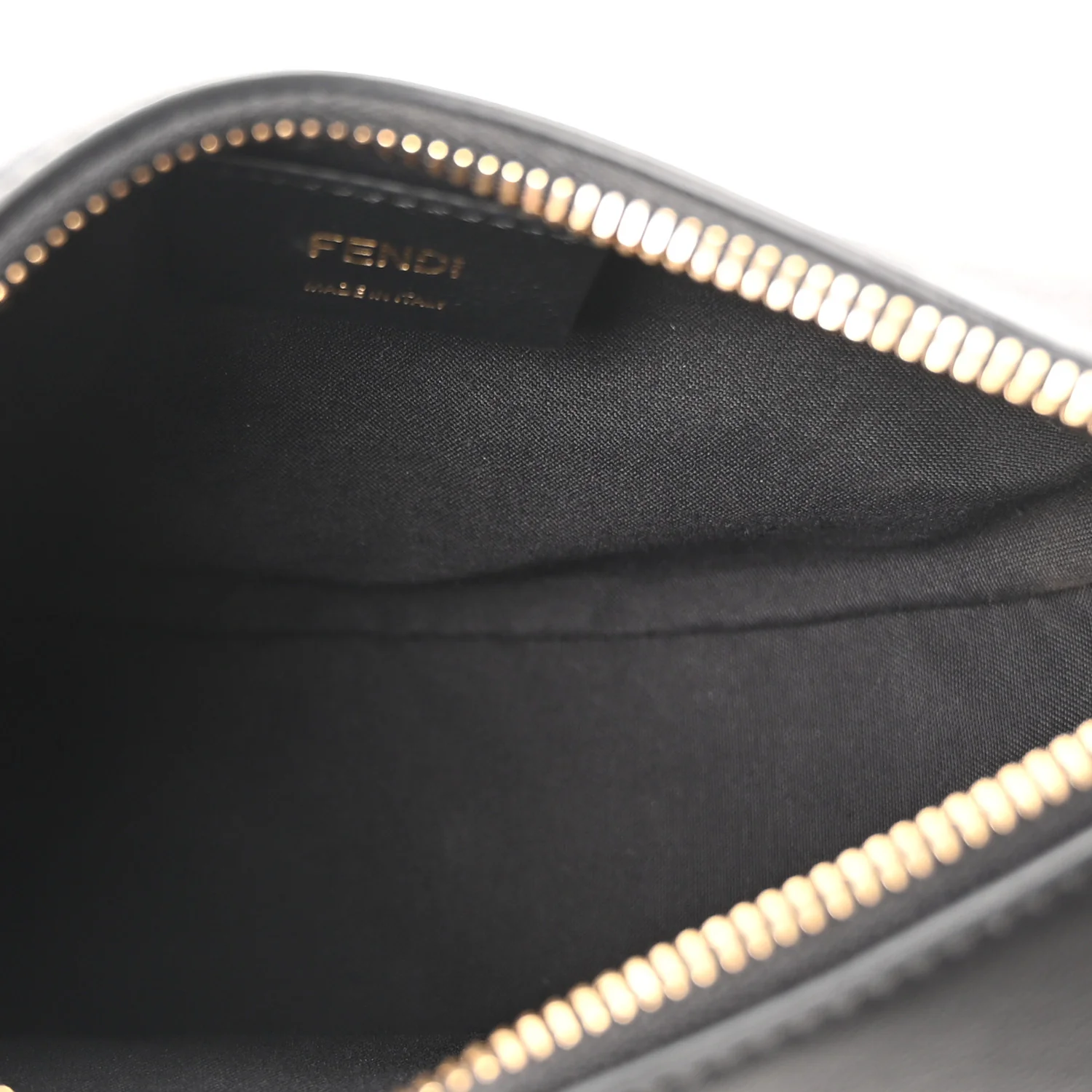 Vitello Grace Matte Mini Fendigraphy Hobo Bag Black - Image 5