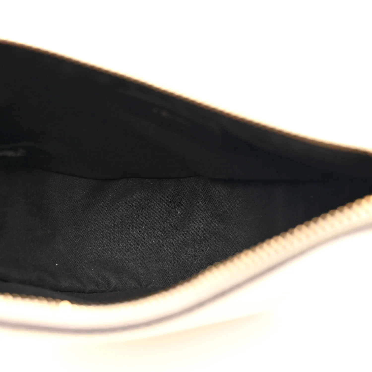 Vitello Grace Matte Mini Fendigraphy Hobo Bag White Ice - Image 5
