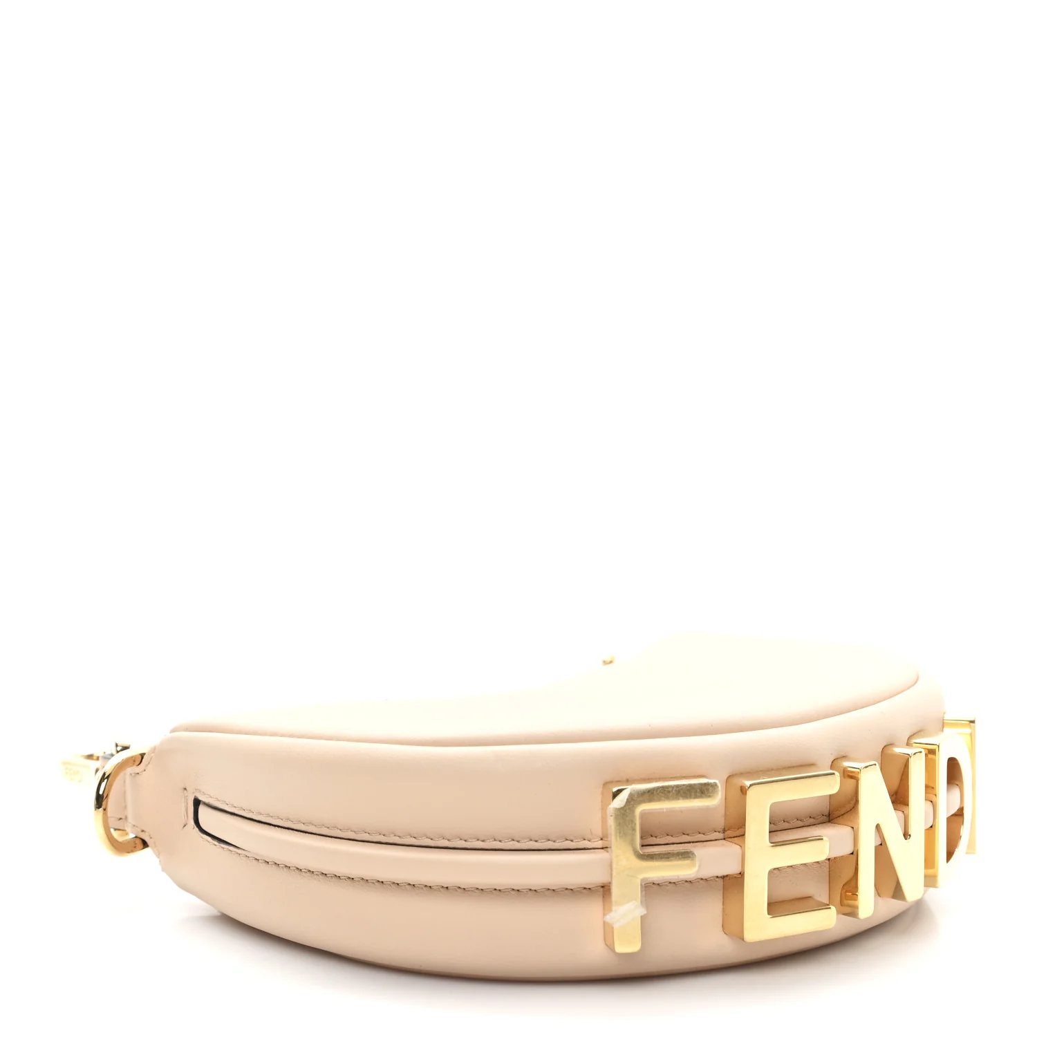 Vitello Grace Matte Nano Fendigraphy Hobo Charm Light Rose - Image 3