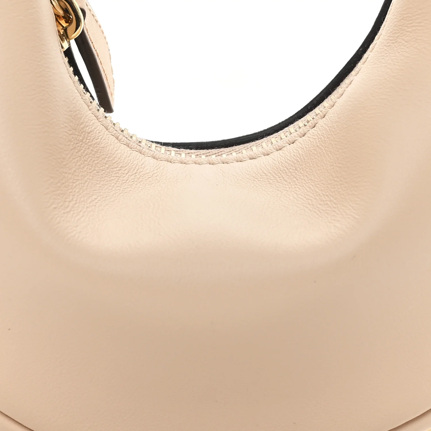 Vitello Grace Matte Nano Fendigraphy Hobo Charm Light Rose - Image 7