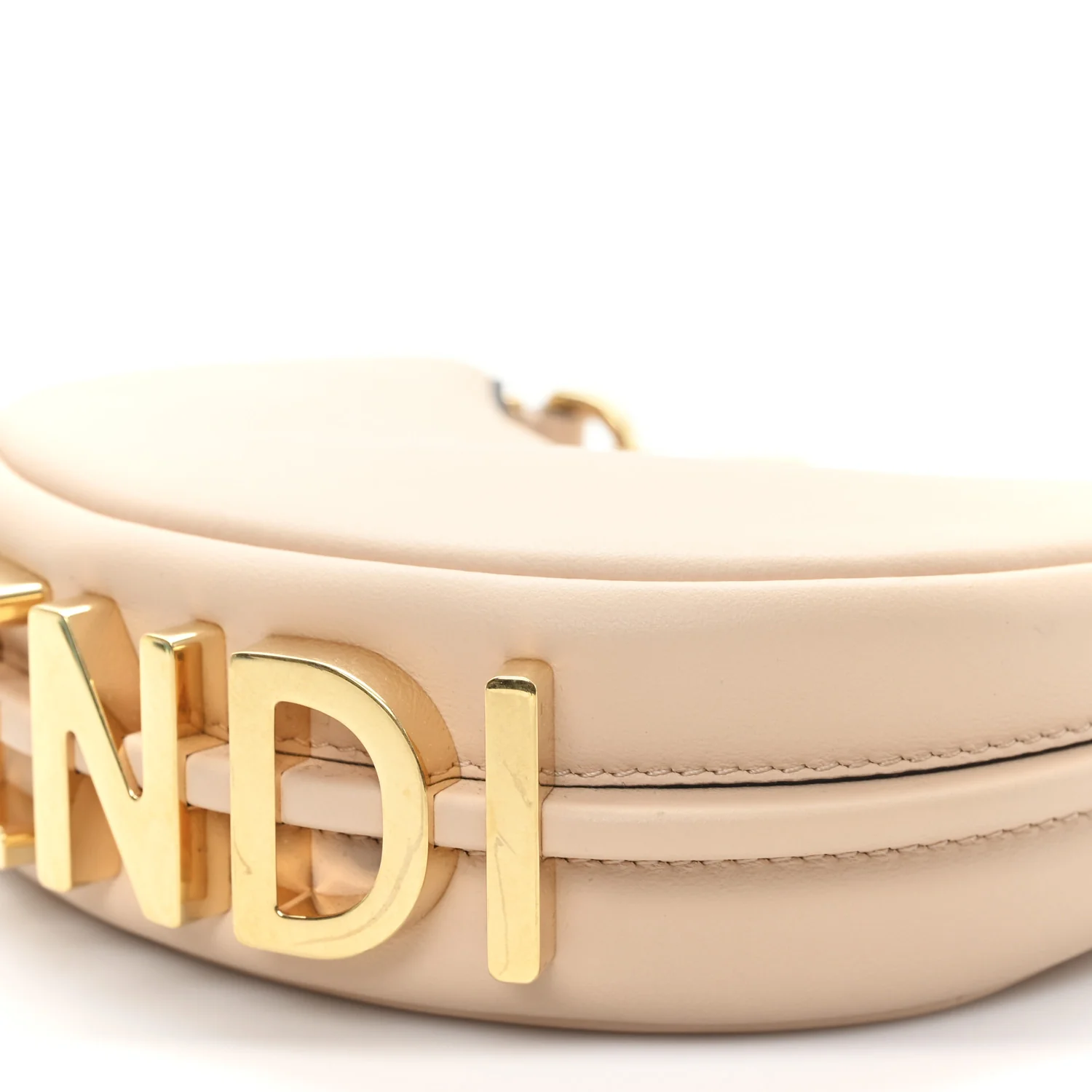 Vitello Grace Matte Nano Fendigraphy Hobo Charm Light Rose - Image 9