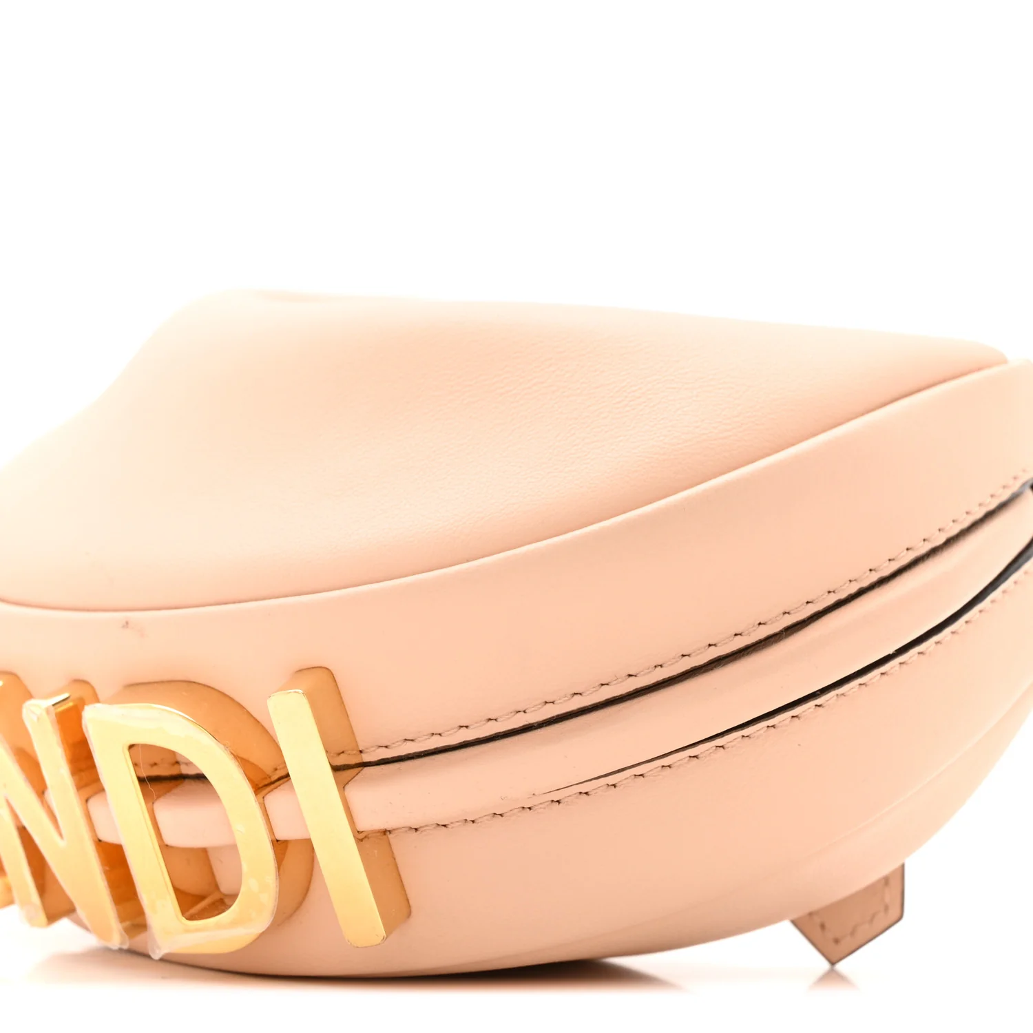 Vitello Grace Matte Nano Fendigraphy Hobo Charm Light Rose - Image 10