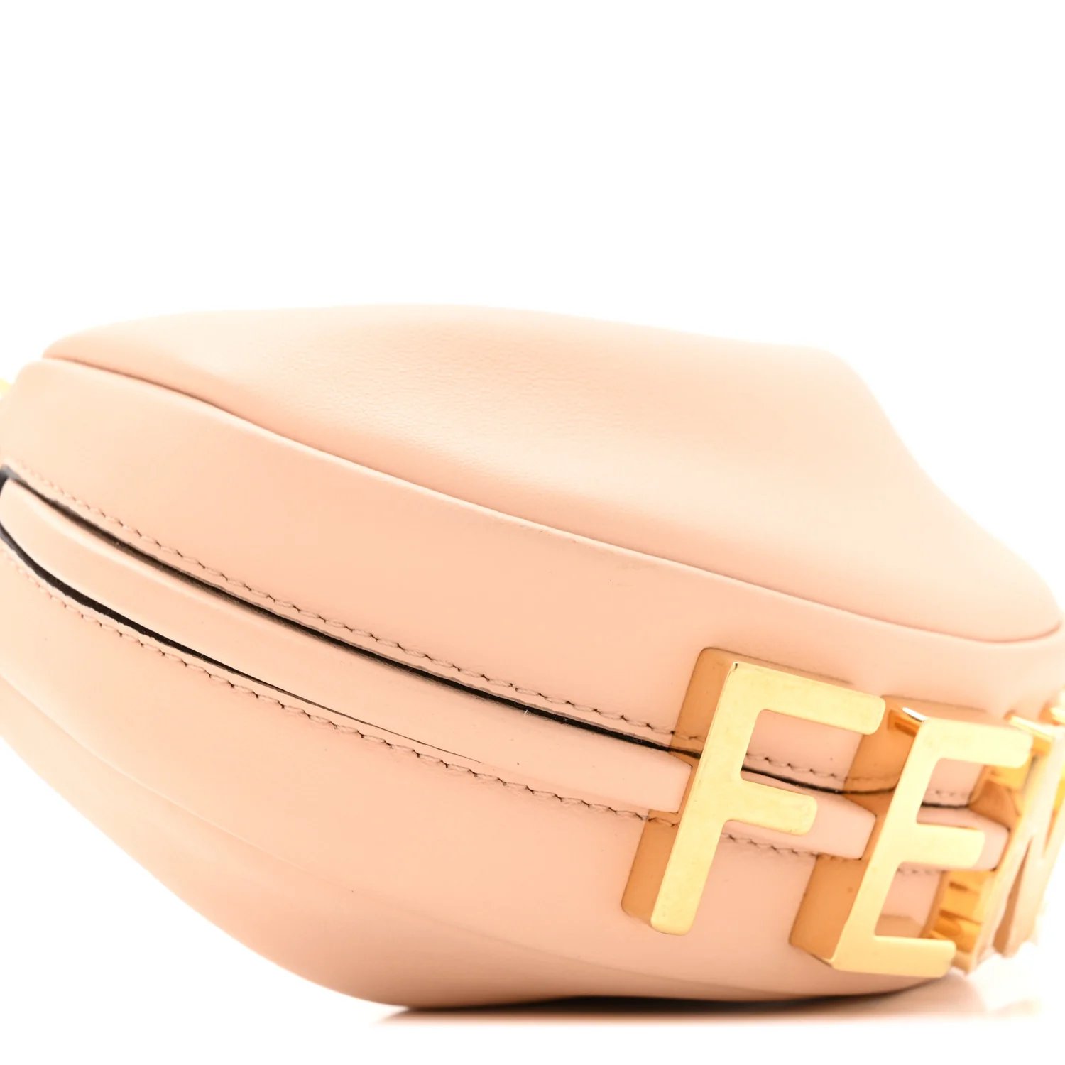 Vitello Grace Matte Nano Fendigraphy Hobo Charm Light Rose - Image 9