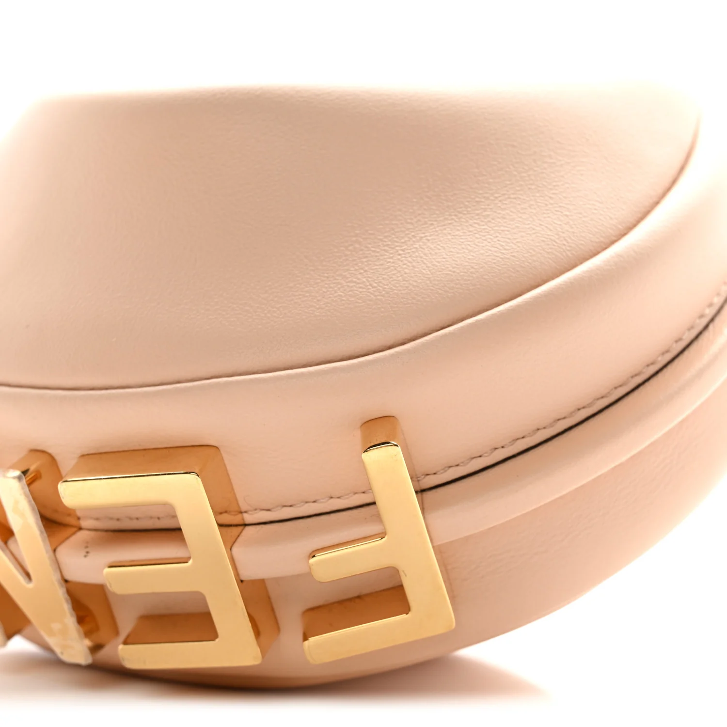 Vitello Grace Matte Nano Fendigraphy Hobo Charm Light Rose - Image 10
