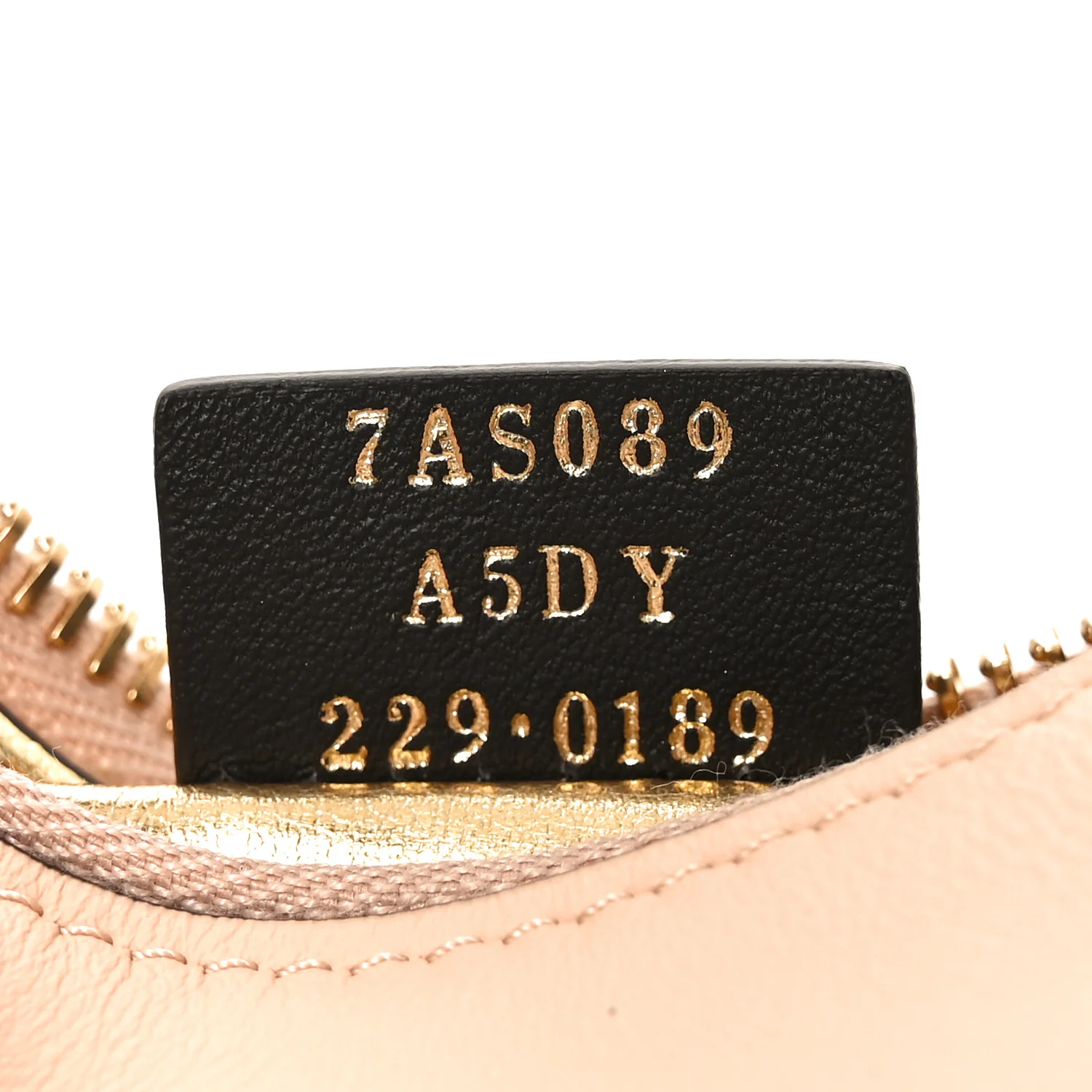 Vitello Grace Matte Nano Fendigraphy Hobo Charm Light Rose - Image 7