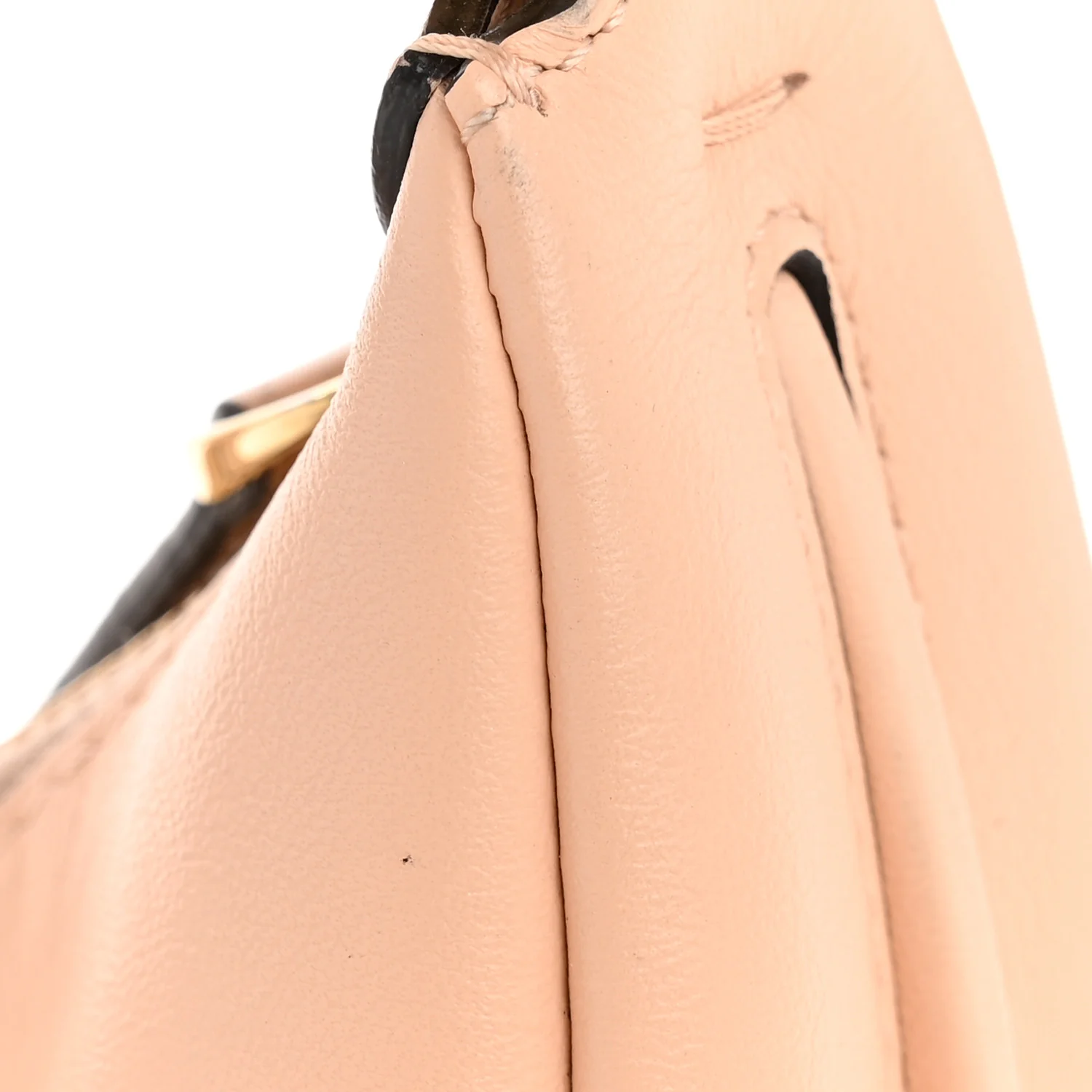 Vitello Grace Matte Small Fendigraphy Hobo Bag Light Rose - Image 13