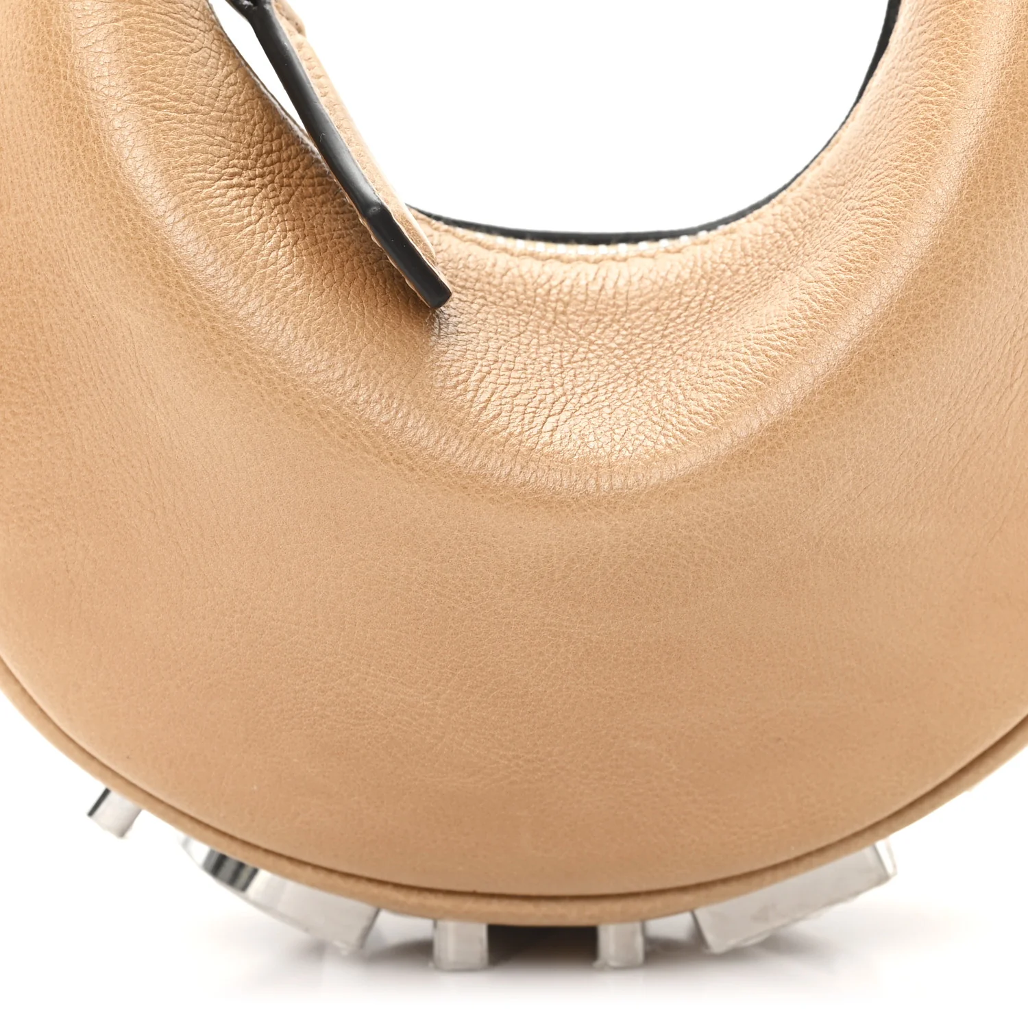 Vitello Grace Nano Fendigraphy Hobo Charm Miele Scuro - Image 6