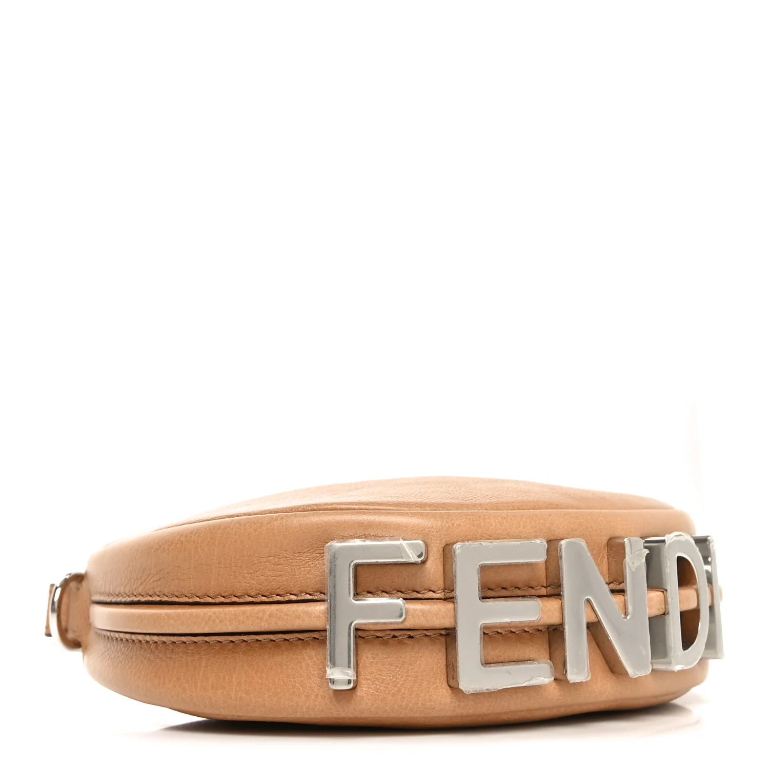 Vitello Grace Nano Fendigraphy Hobo Charm Miele Scuro - Image 4