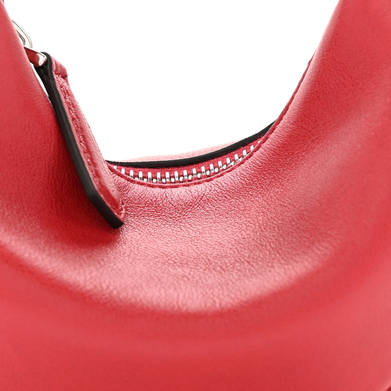 Vitello Grace New Matte Nano Fendigraphy Hobo Charm Scarlet - Image 9
