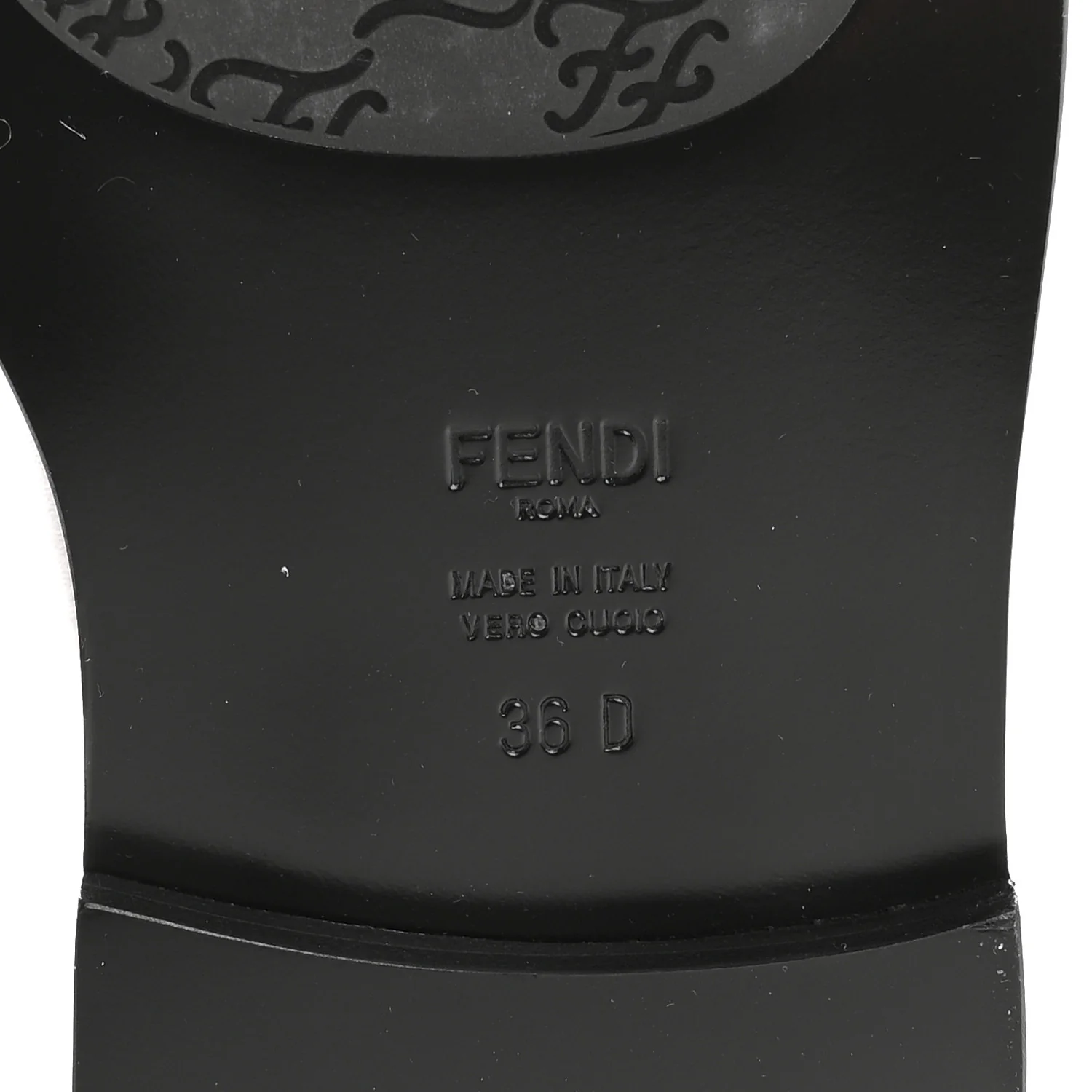 Vitello Karligraphy Embossed Tall Riding Boots 36 Black - Image 7