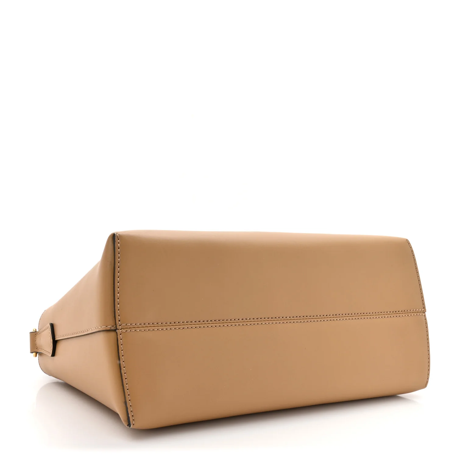 Vitello King Elaphe Python Print Logo Medium By The Way Boston Bag Miele Scuro Makeup - Image 4