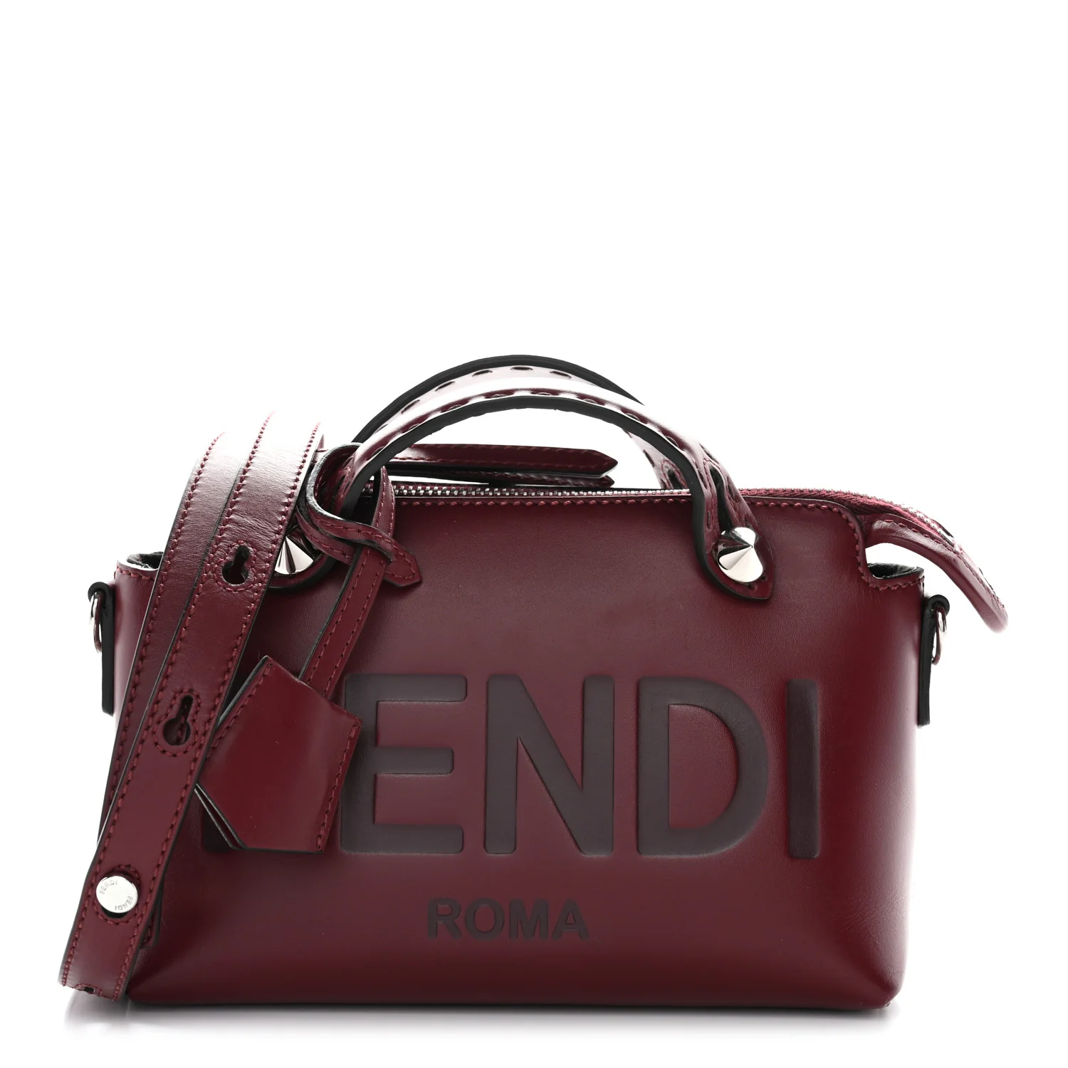 Vitello King Logo Embossed Mini By The Way Boston Bag Barlo