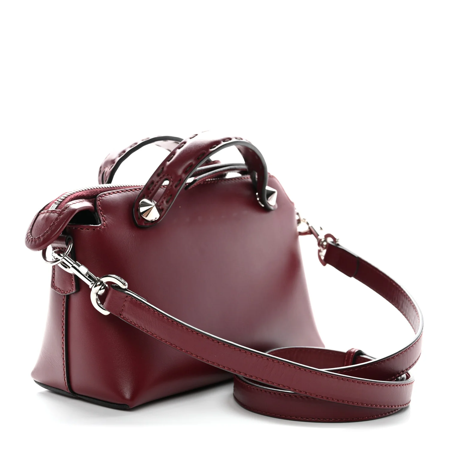 Vitello King Logo Embossed Mini By The Way Boston Bag Barlo - Image 3