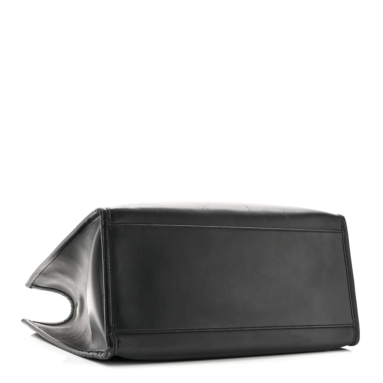 Vitello King Plexiglass Medium Fendi Sunshine Shopper Tote Black - Image 4