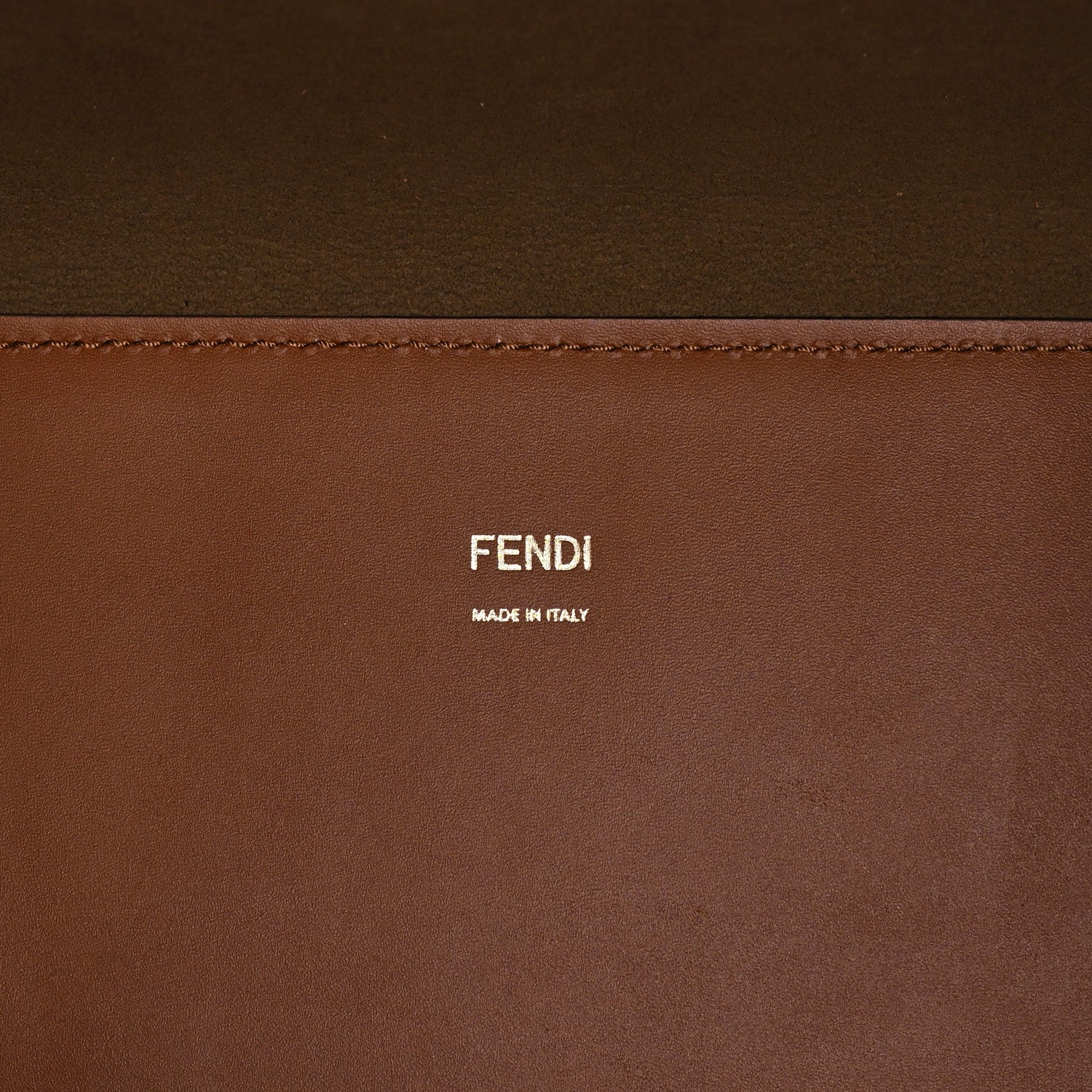 Vitello King Plexiglass Medium Fendi Sunshine Shopper Tote Cuoio - Image 6