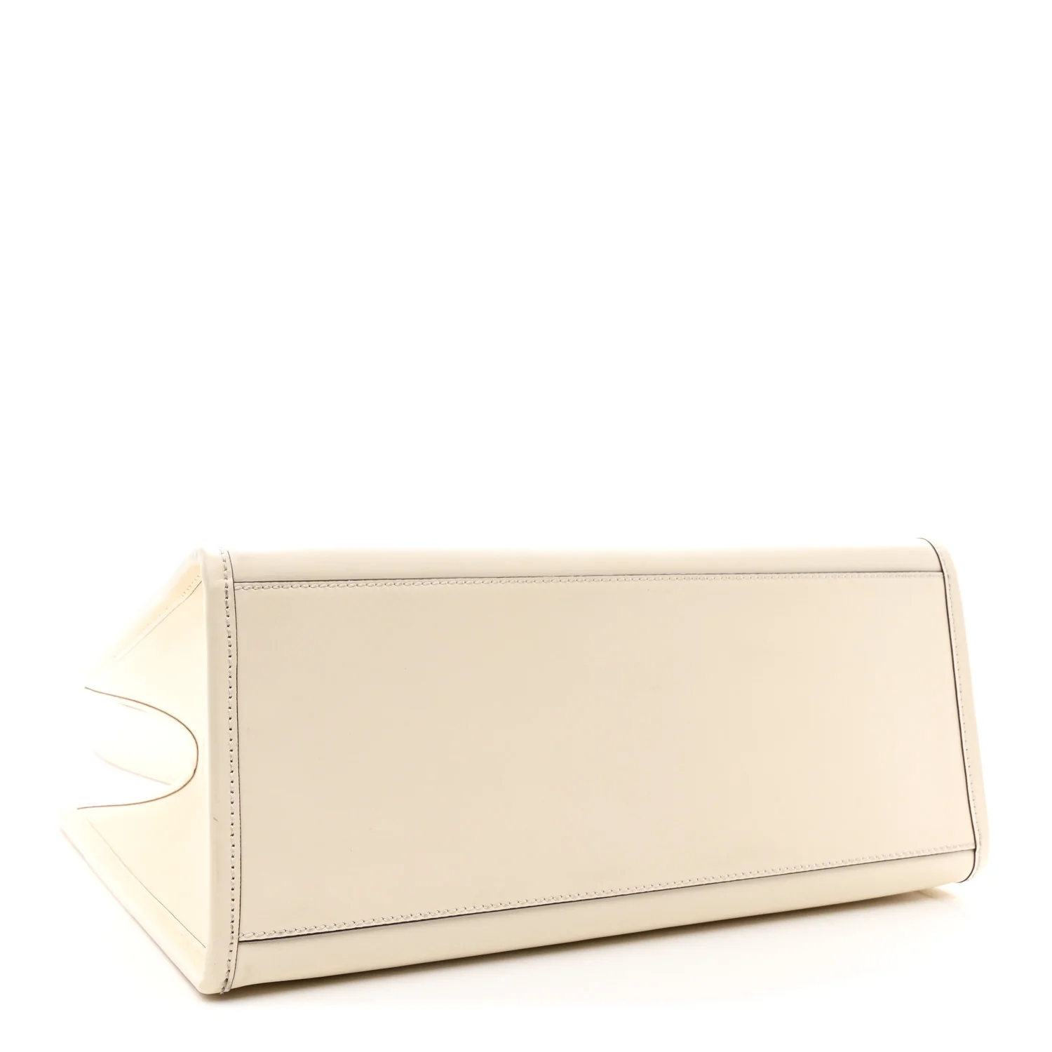Vitello King Plexiglass Medium Fendi Sunshine Shopper Tote White Ice - Image 4