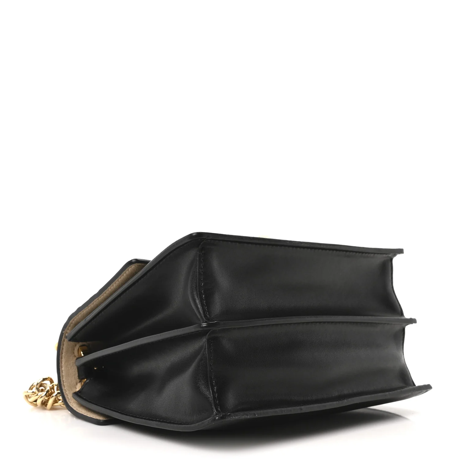 Vitello Liberty Bi-Color FF 1974 Embossed Small Kan I Shoulder Bag Black Maya - Image 4