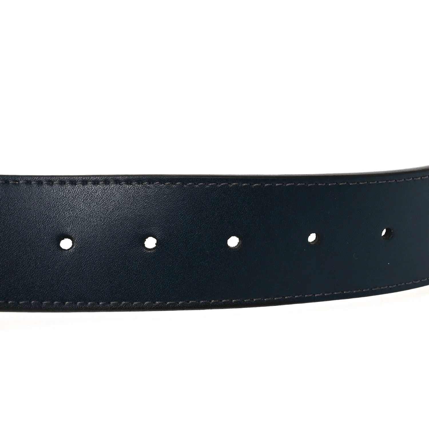 Vitello Liberty F is Fendi Bi-Color Reversible Belt Notturno Nuvola - Image 3