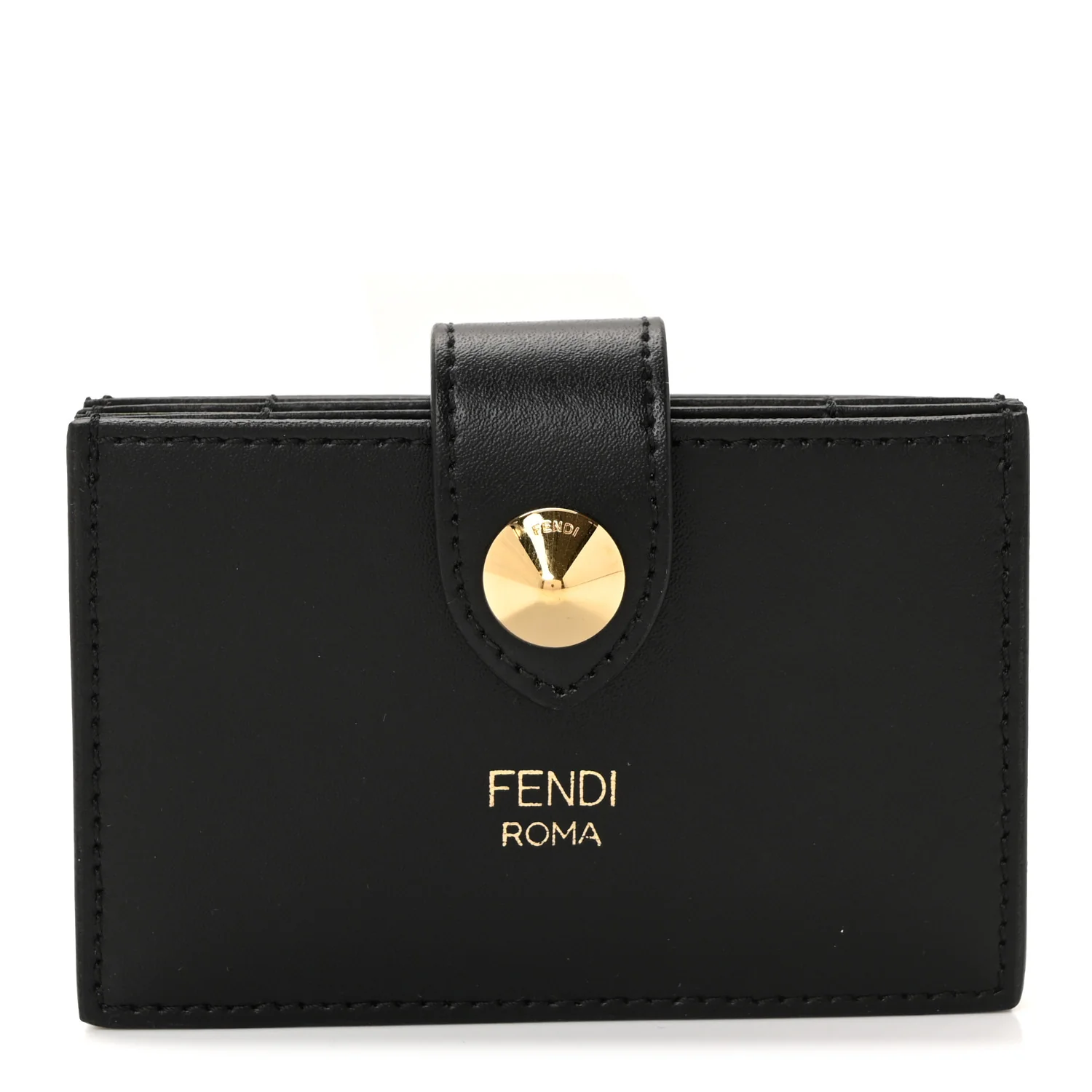 Vitello Liberty Gusseted Card Holder Black - Image 2