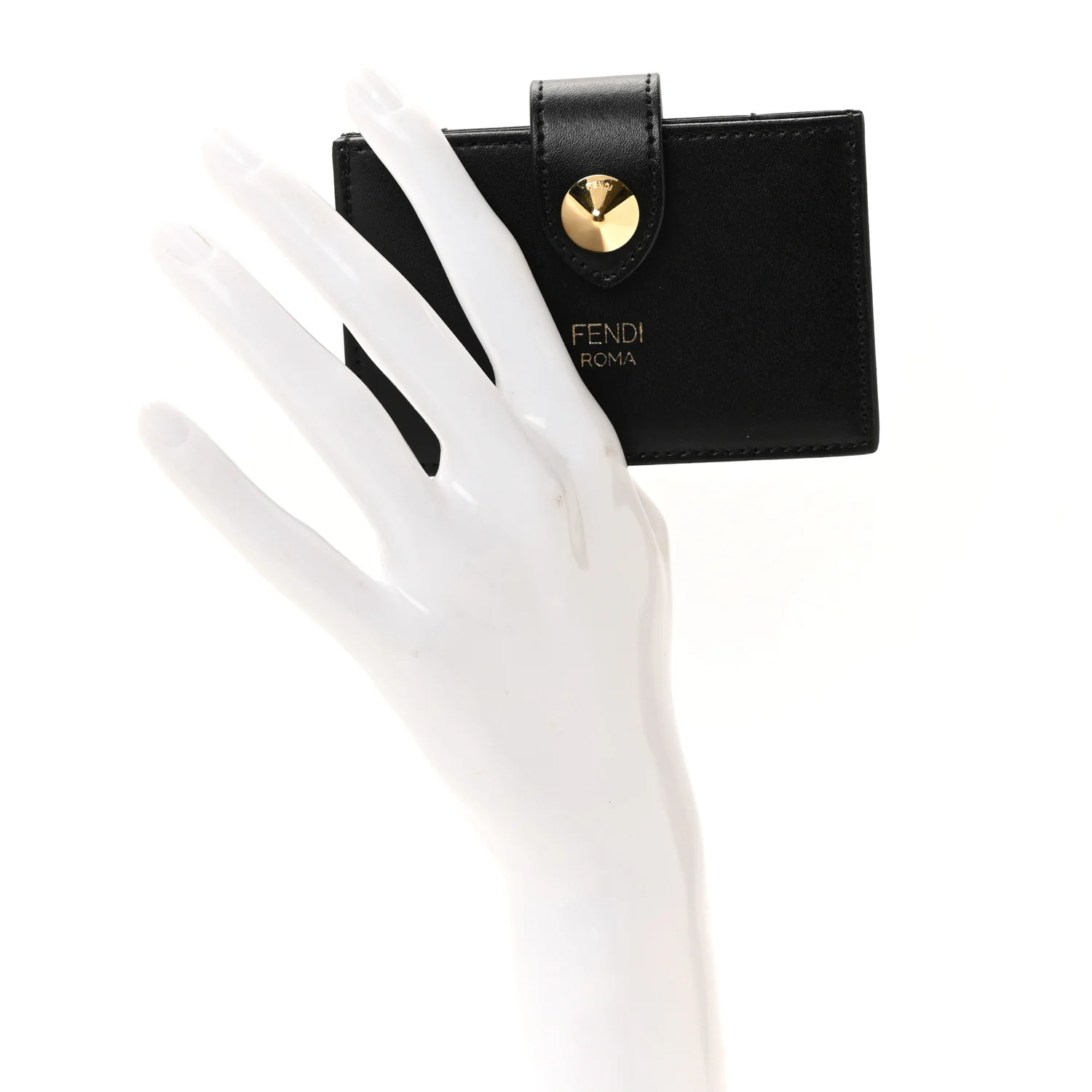 Vitello Liberty Gusseted Card Holder Black - Image 3